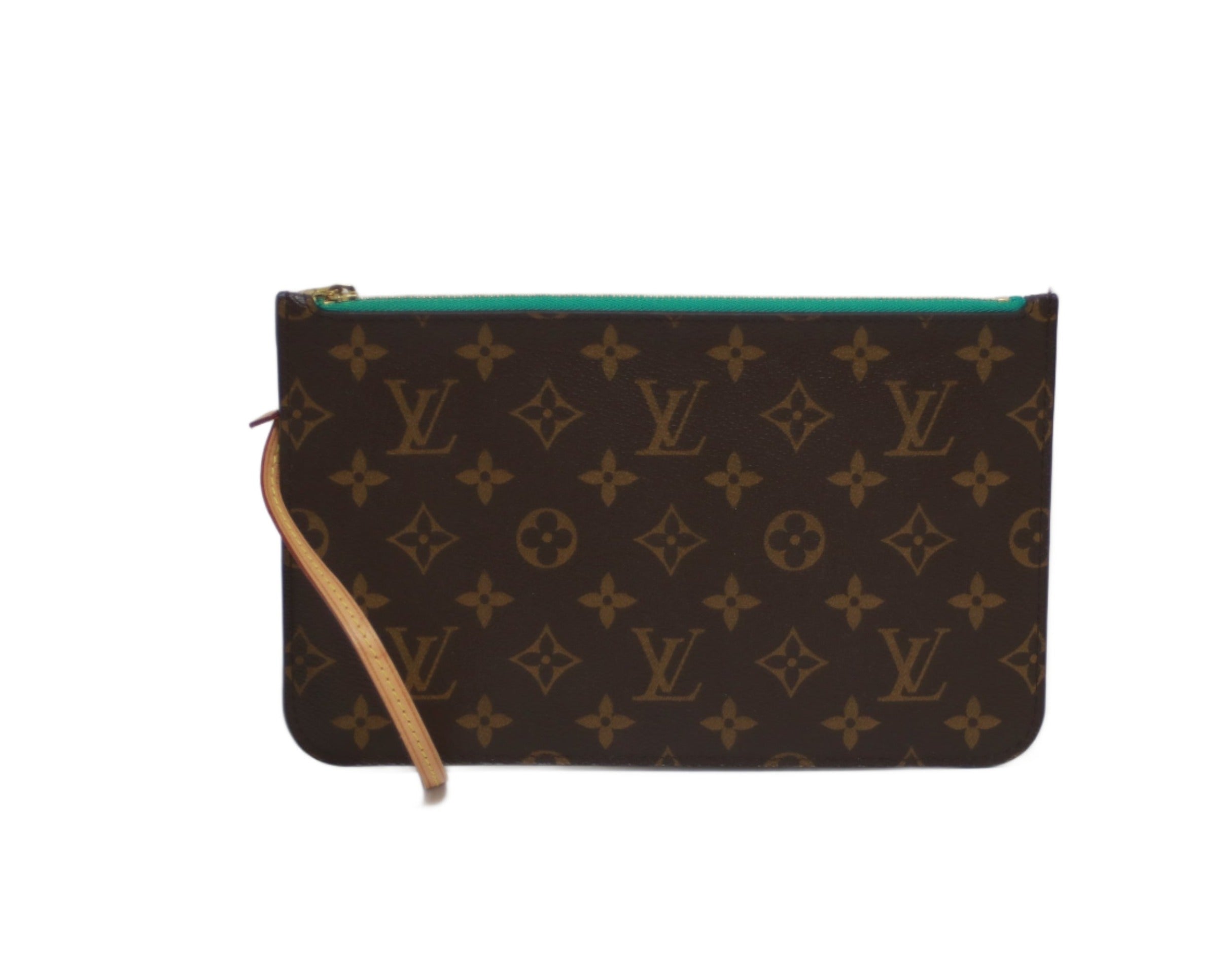 Louis Vuitton Limited Edition Clutch V Turquoise Used (7747)