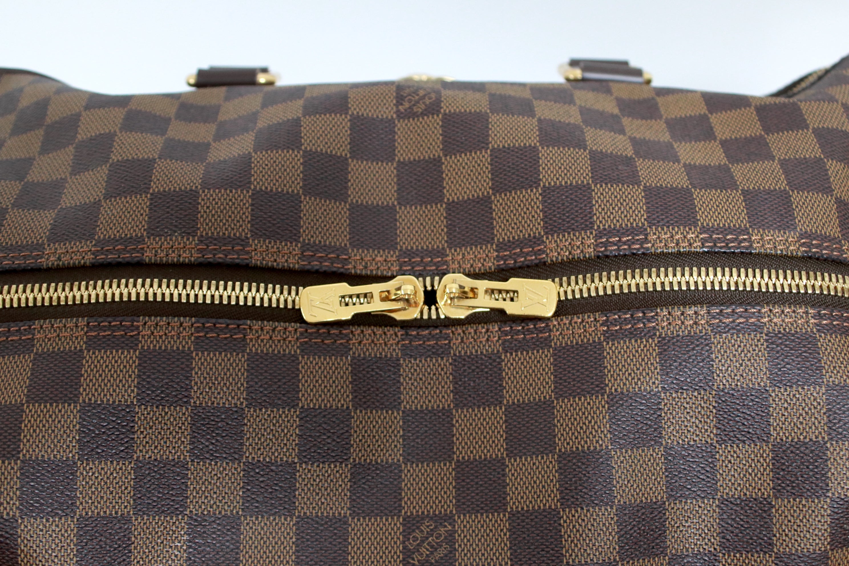 Louis Vuitton Eole 50 Damier Ebene Duffle Rolling Luggage Used