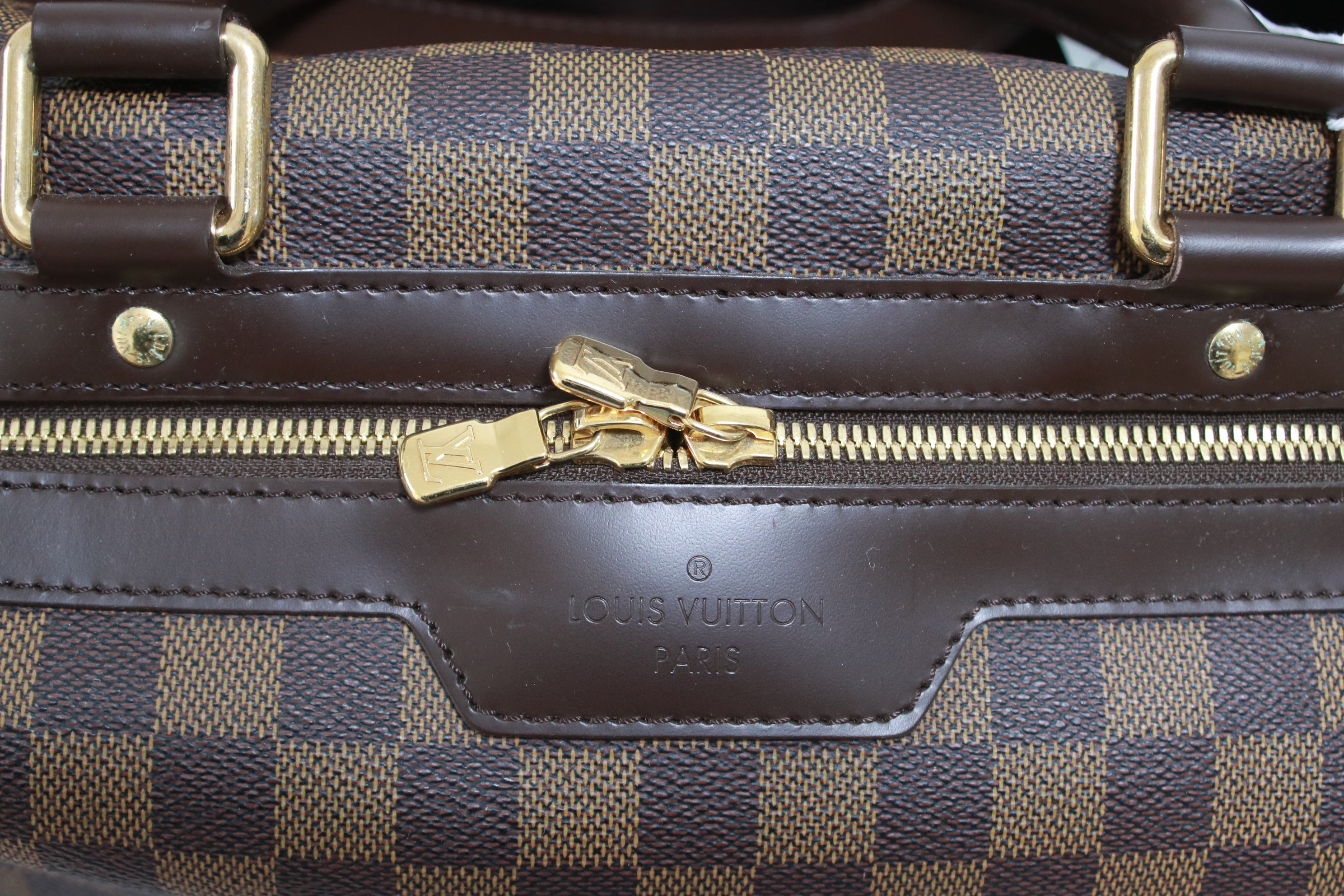 Louis Vuitton Eole 50 Damier Ebene Duffle Rolling Luggage Used