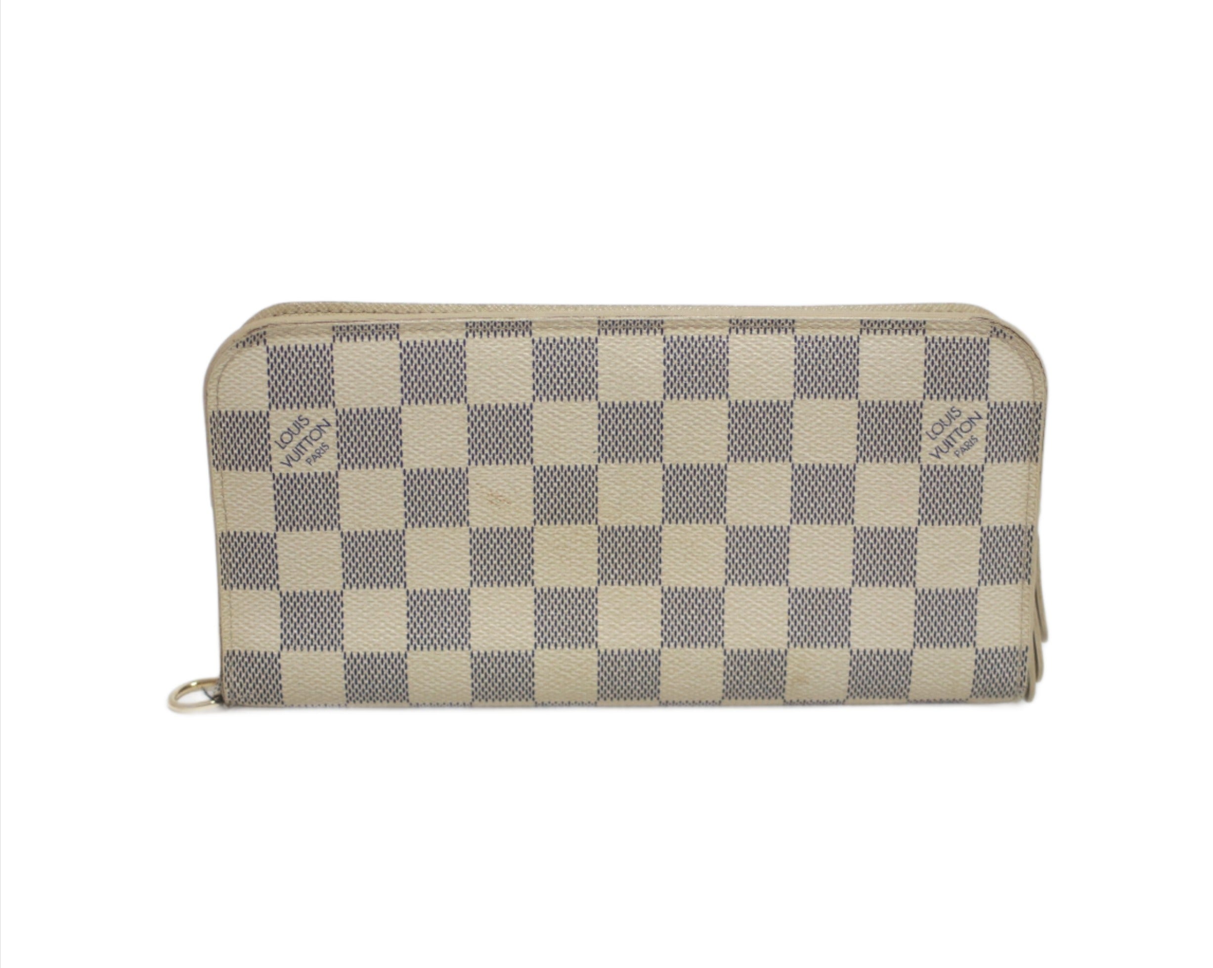 Louis Vuitton Insolite Damier Azur Wallet Used (8139)