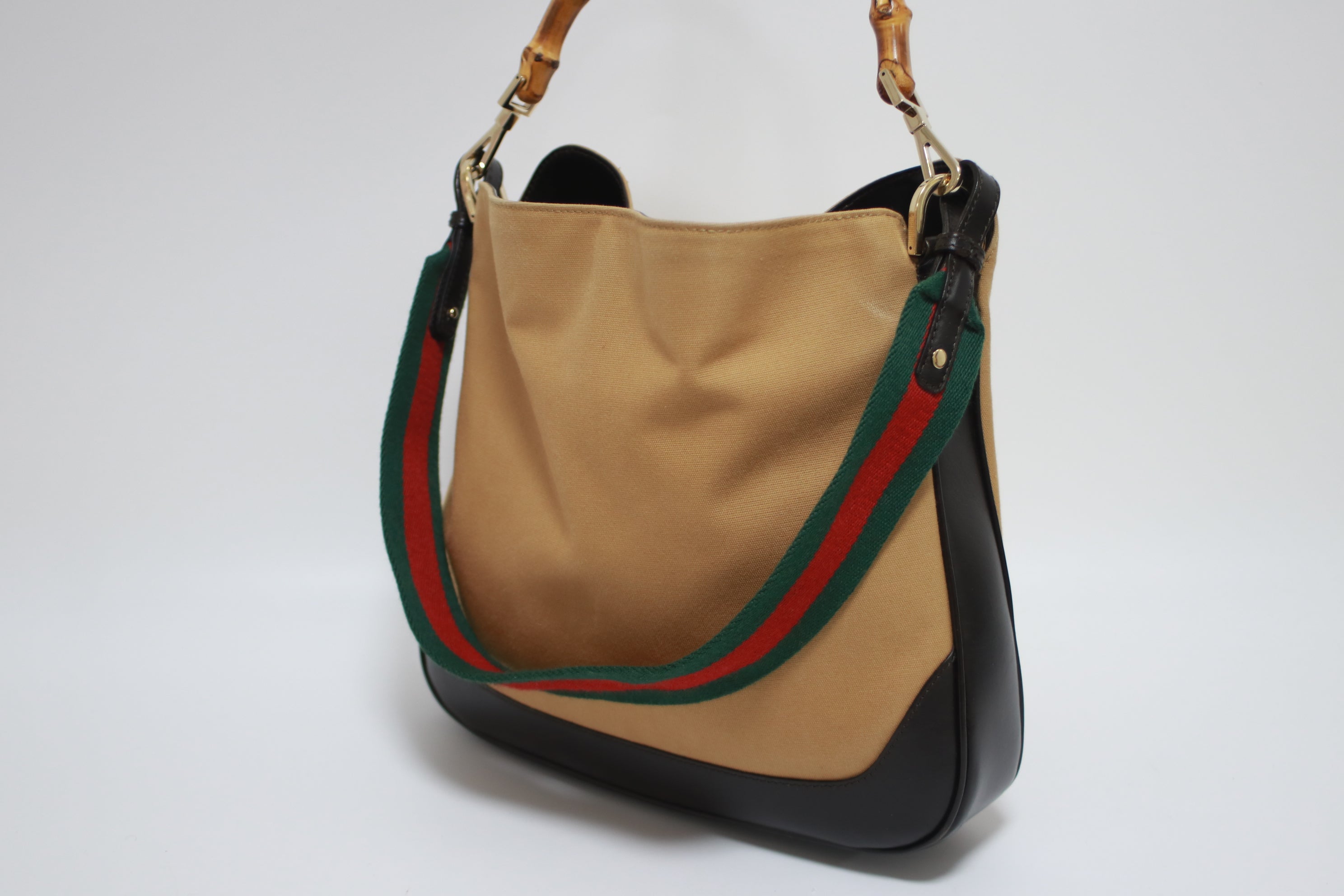 Gucci Bamboo Shoulder Bag Sheryline Strap Used