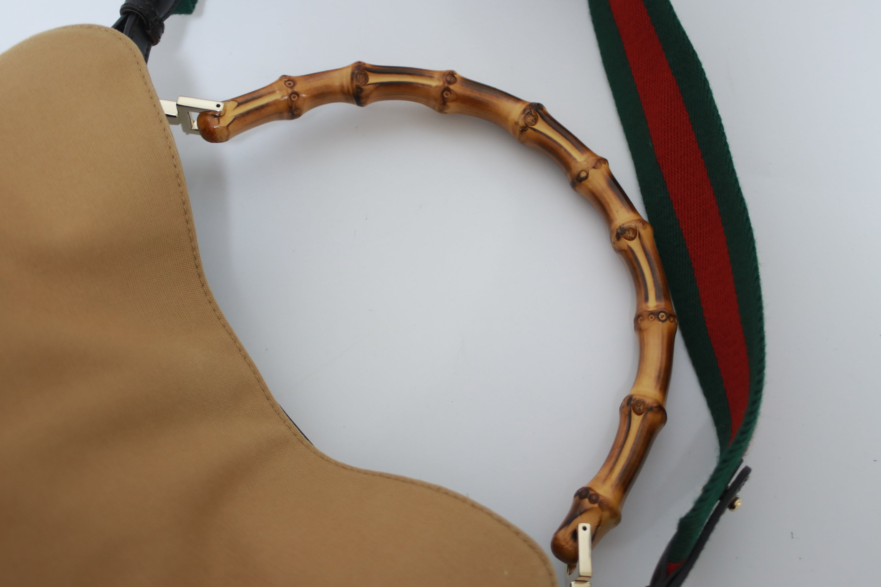 Gucci Bamboo Shoulder Bag Sheryline Strap Used