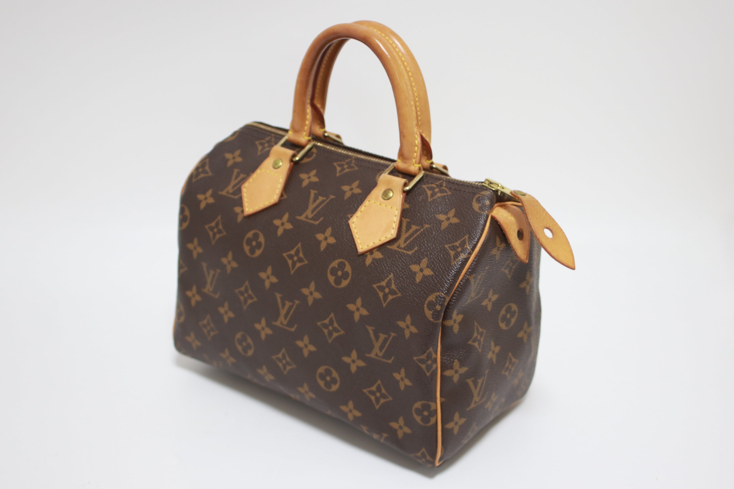 Louis Vuitton Speedy 25 Monogram Handbag Used (8196)