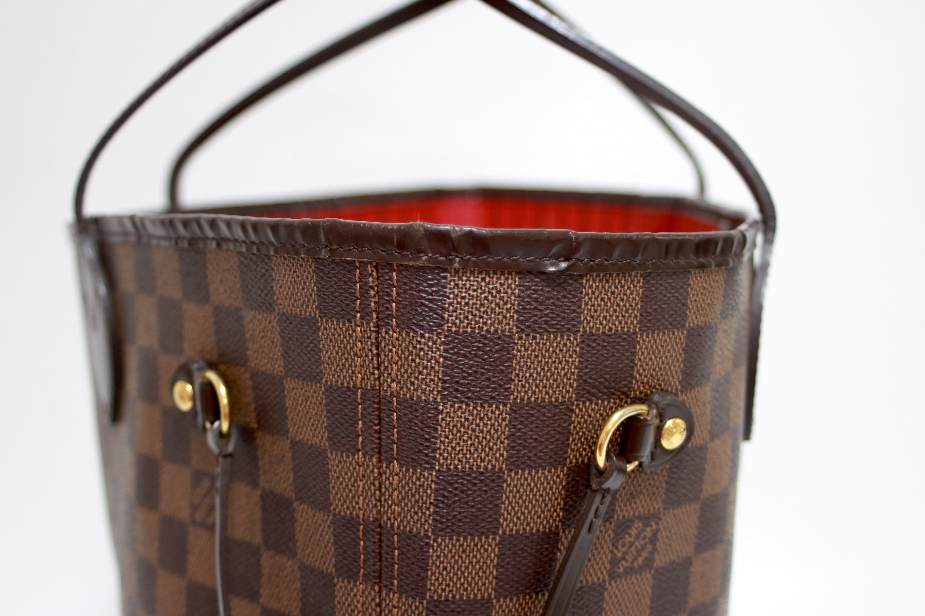 Louis Vuitton Neverfull MM Damier Ebene Used (8213)