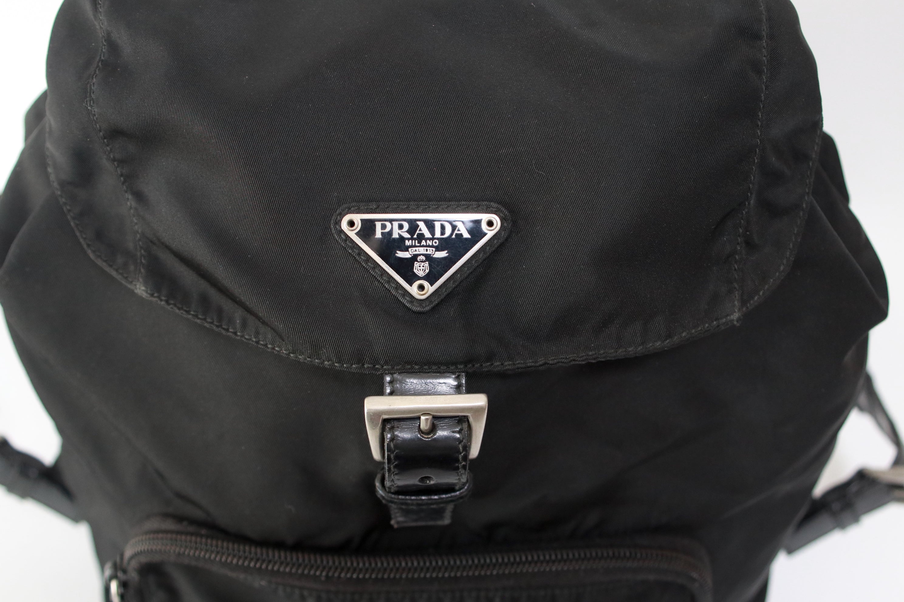 Used prada backpack sale