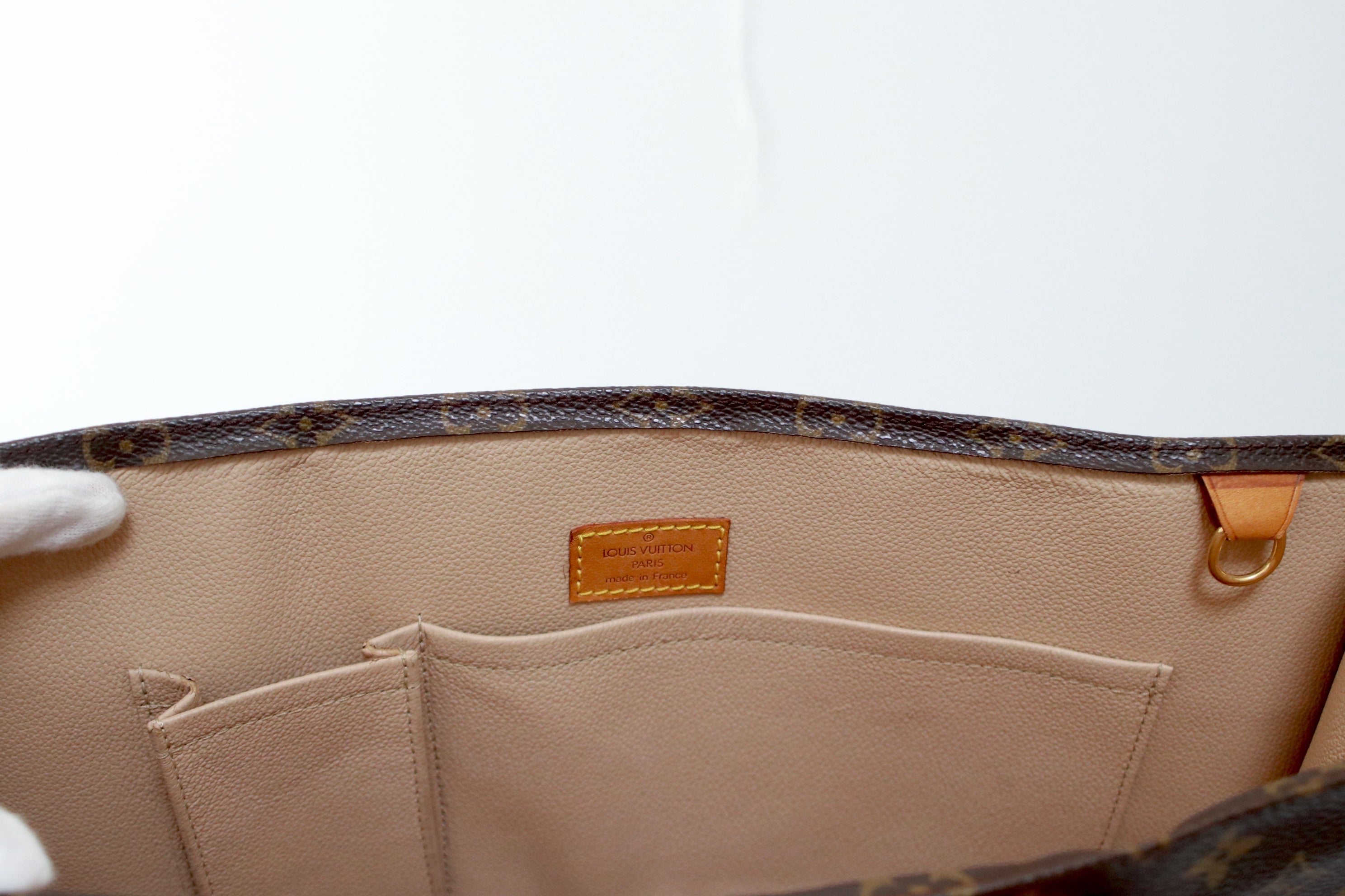 Louis Vuitton Sac Plat Handbag Used (5969)
