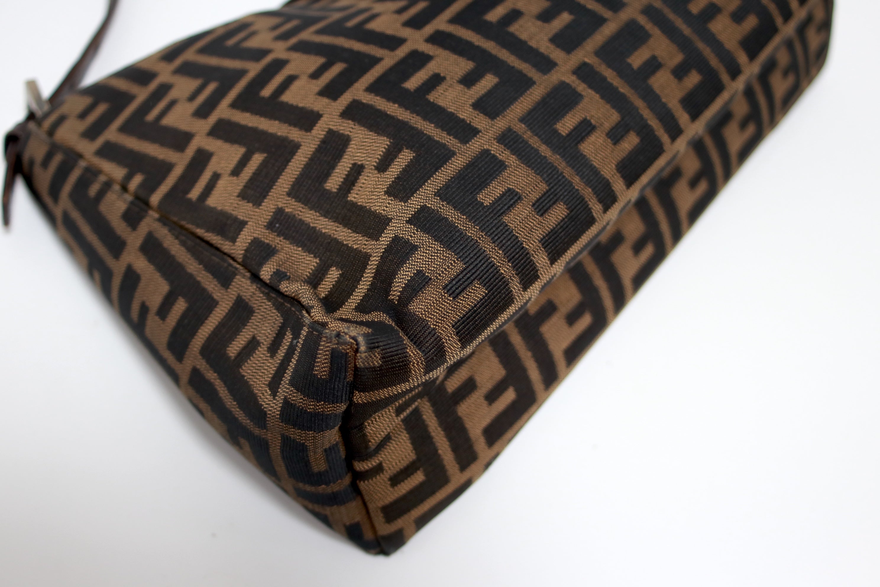 Fendi Zucca Shoulder Bag Used (8245)