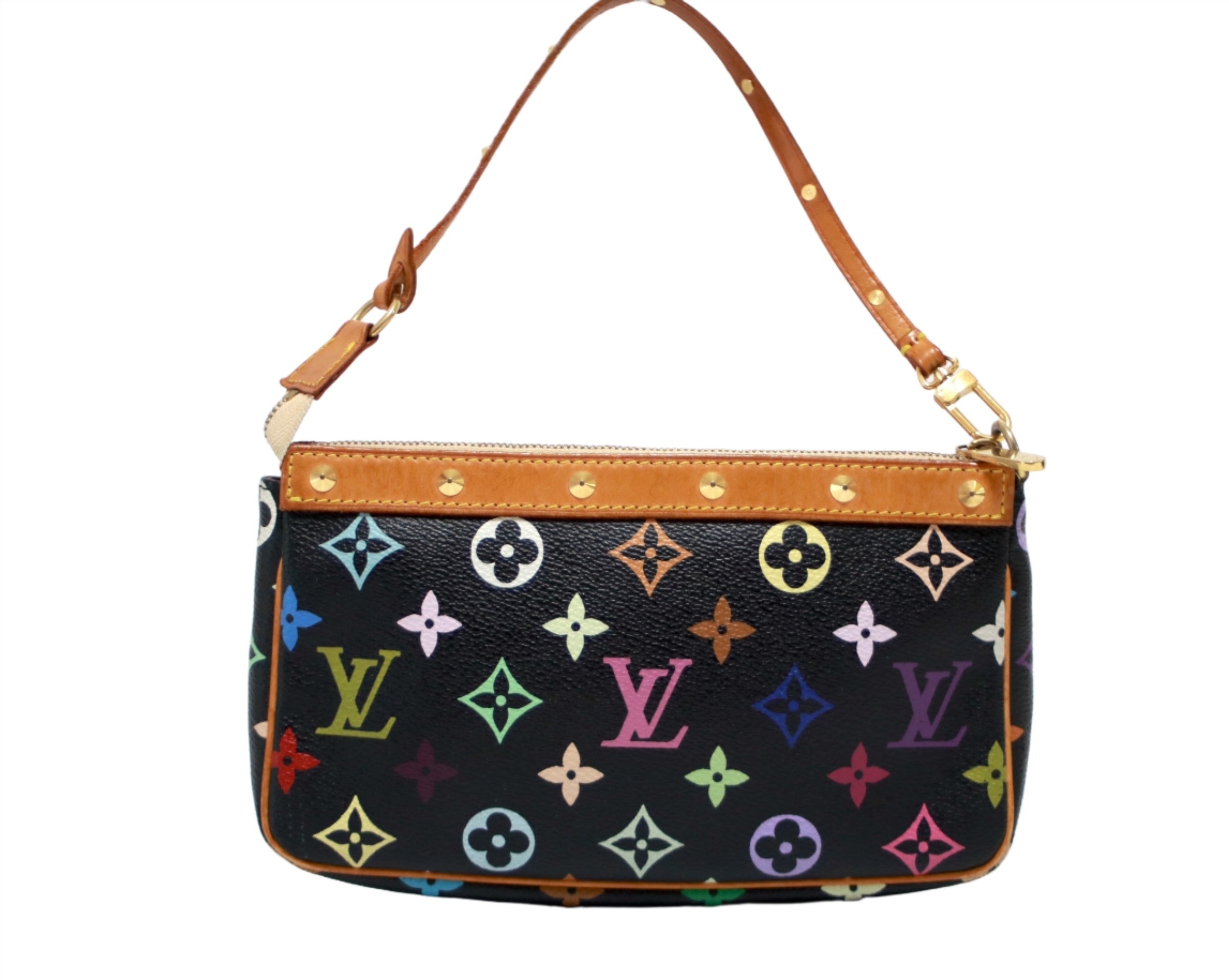 Louis Vuitton Multicolored Pochette Accessories Used (8247)