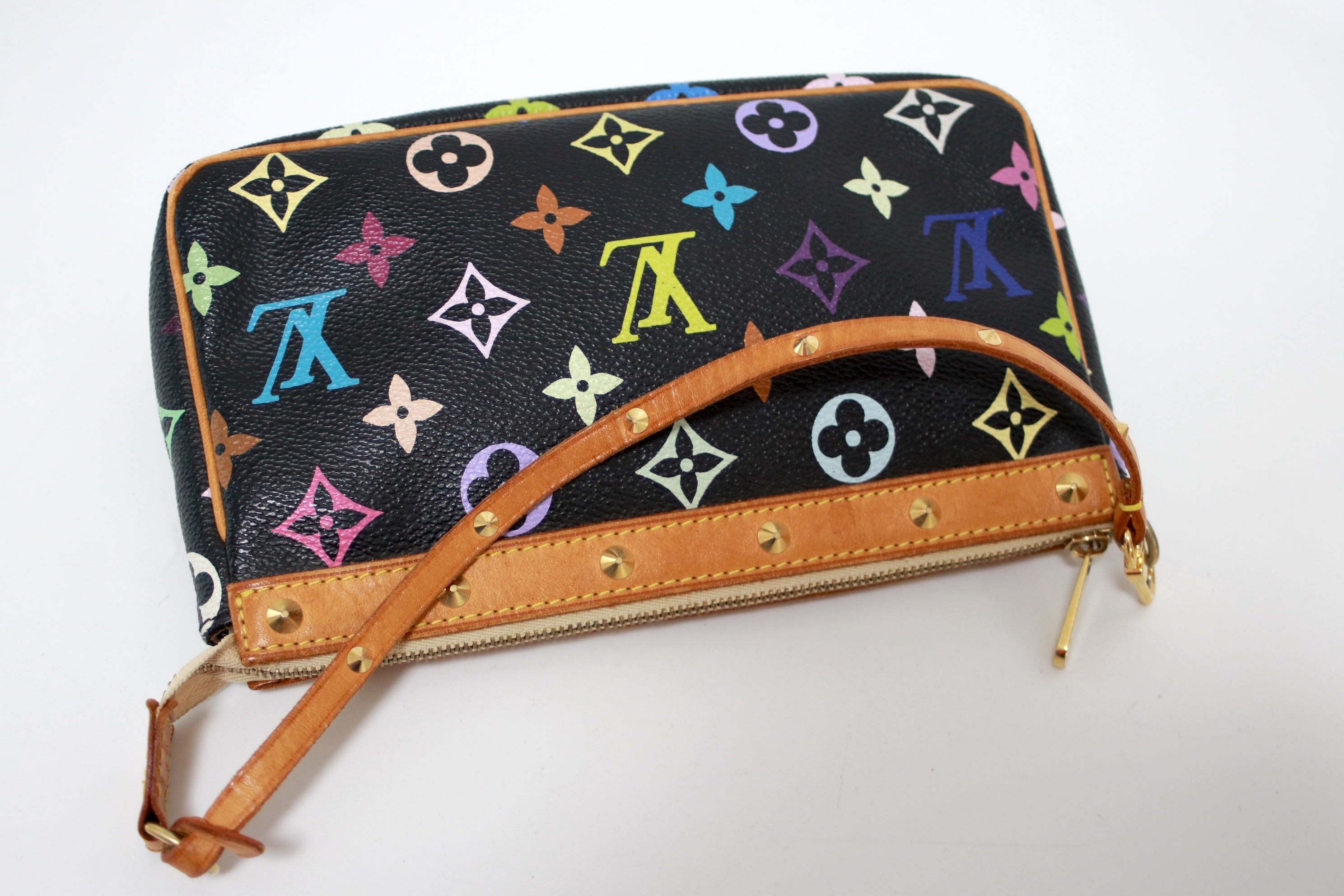 Louis Vuitton Multicolored Pochette Accessories Used (8247)