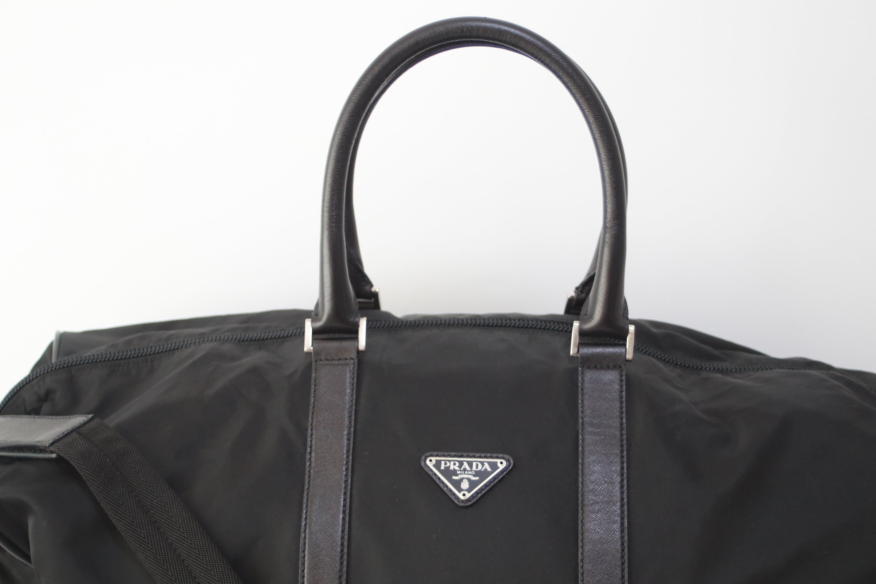 Prada Boston Shoulder Bag Used (6990)