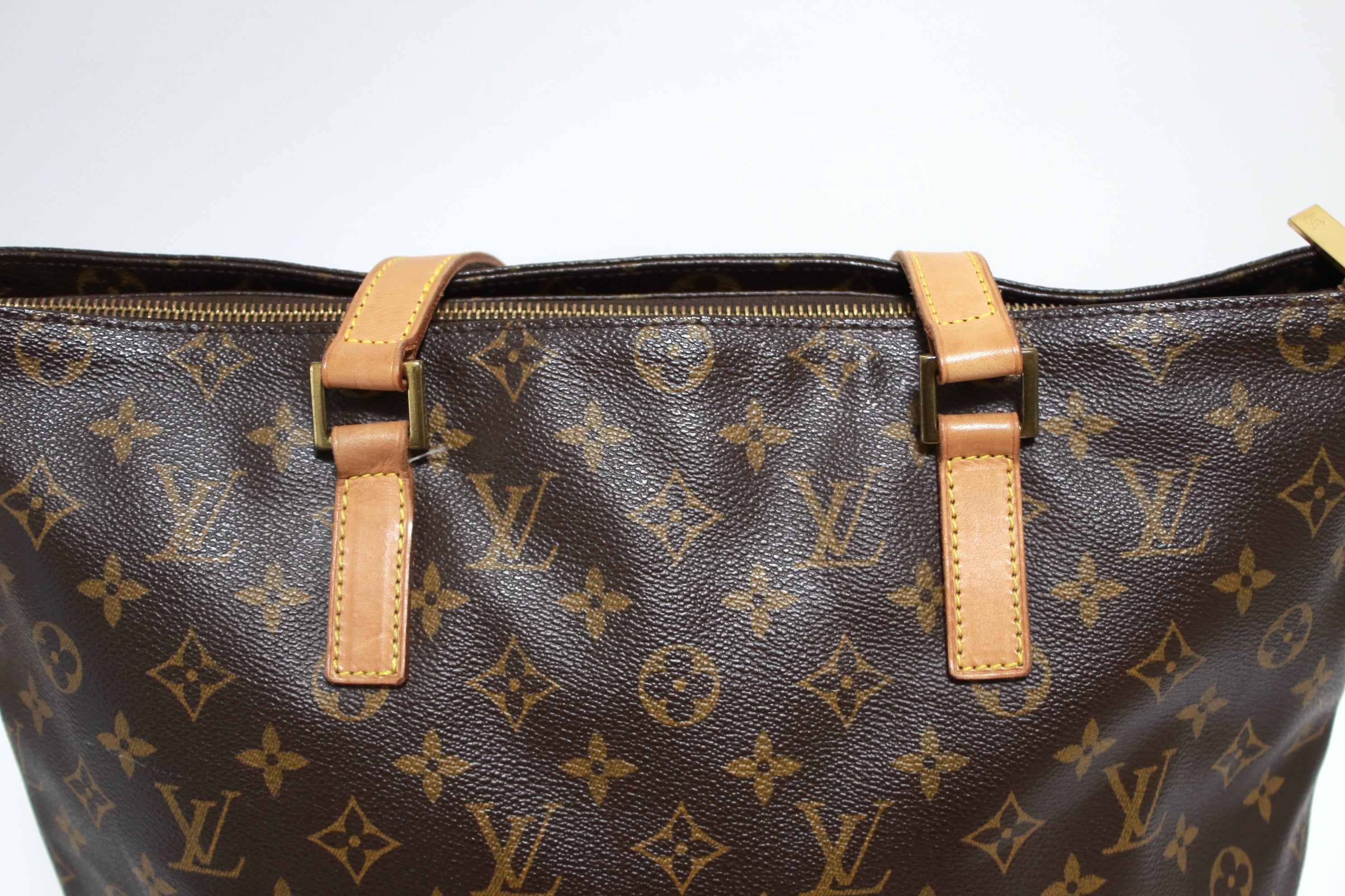 Louis Vuitton Cabas Mezzo Shoulder Tote Bag Used