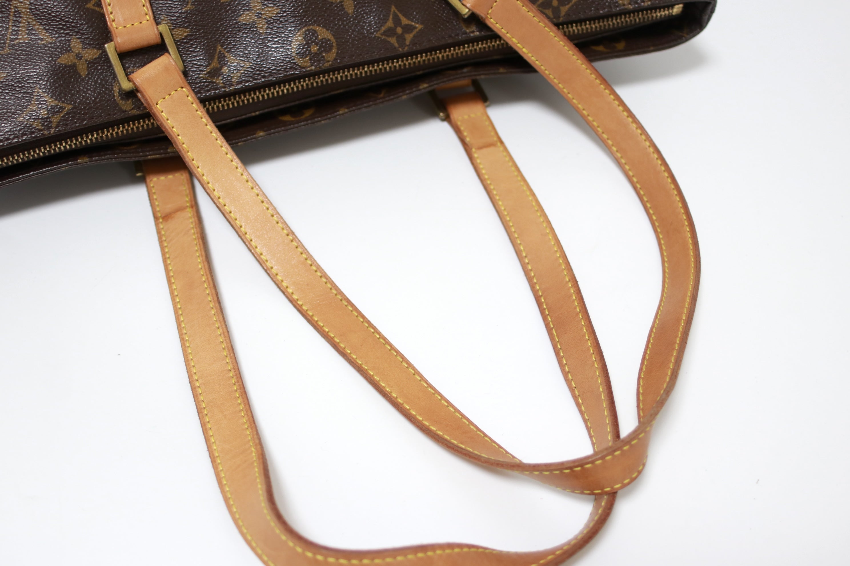 Louis Vuitton Cabas Mezzo Shoulder Tote Bag Used