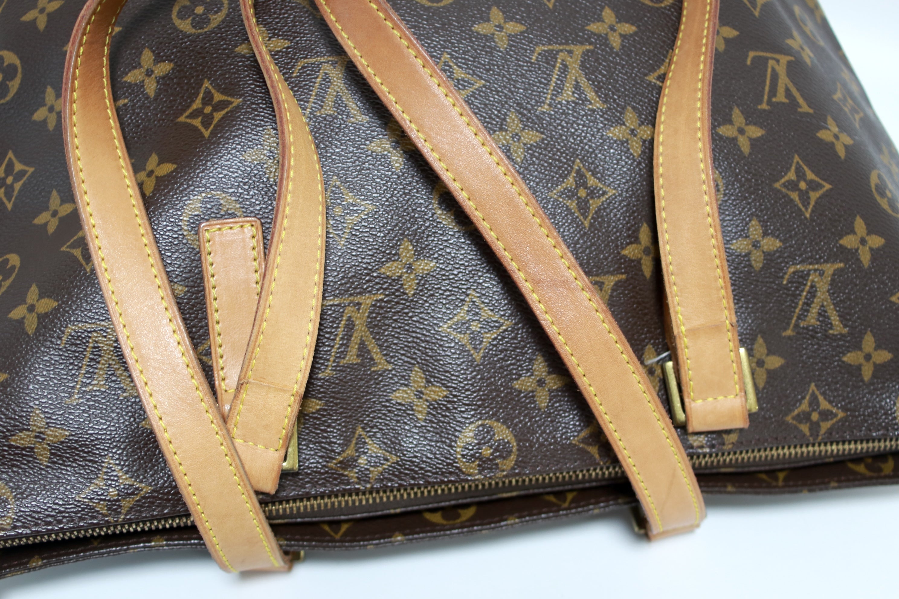 Louis Vuitton Cabas Mezzo Shoulder Tote Bag Used