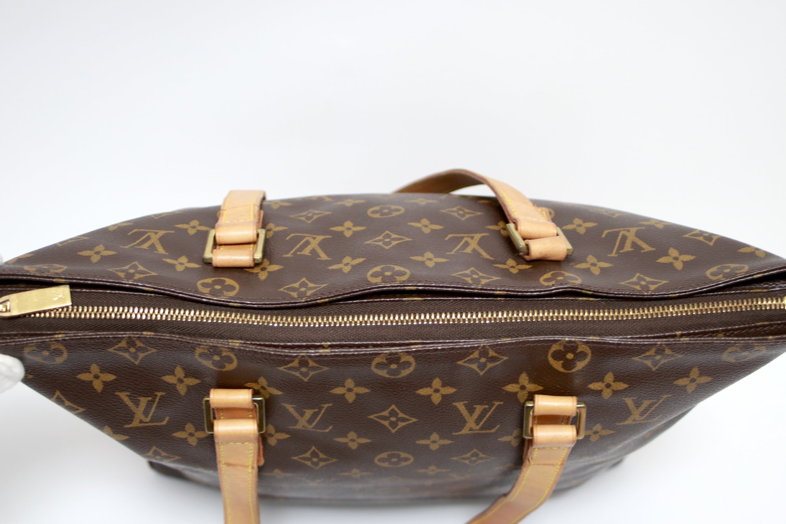 Louis Vuitton Cabas Mezzo Shoulder Tote Bag Used