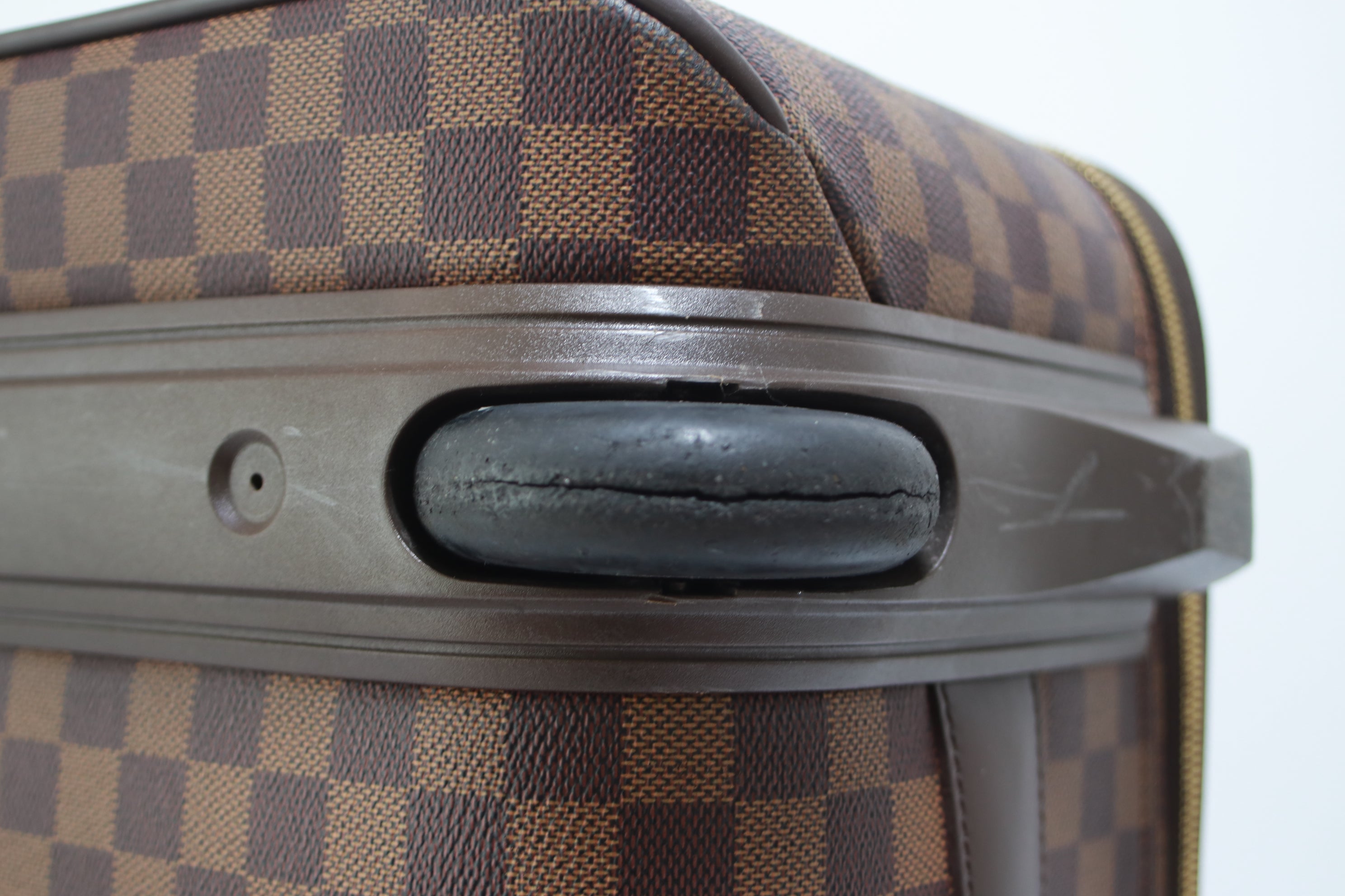 Louis Vuitton Pegase 55 Rolling Luggage Damier Ebene Used (6026)