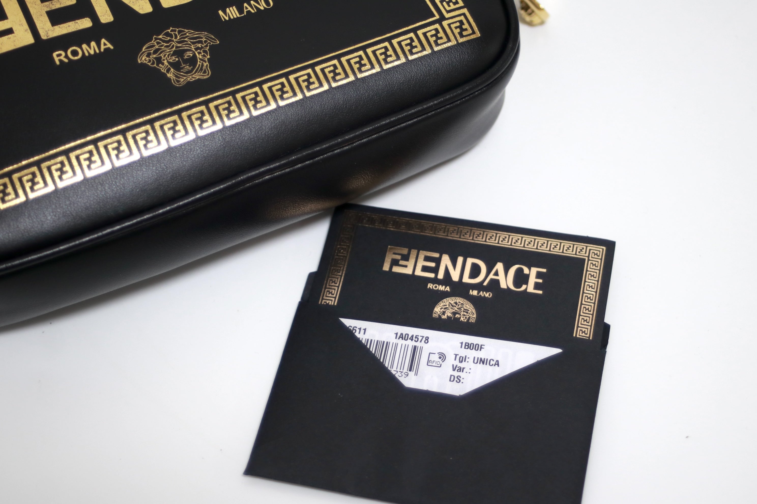 Fendace Fendi and Versace Camera Bag Used