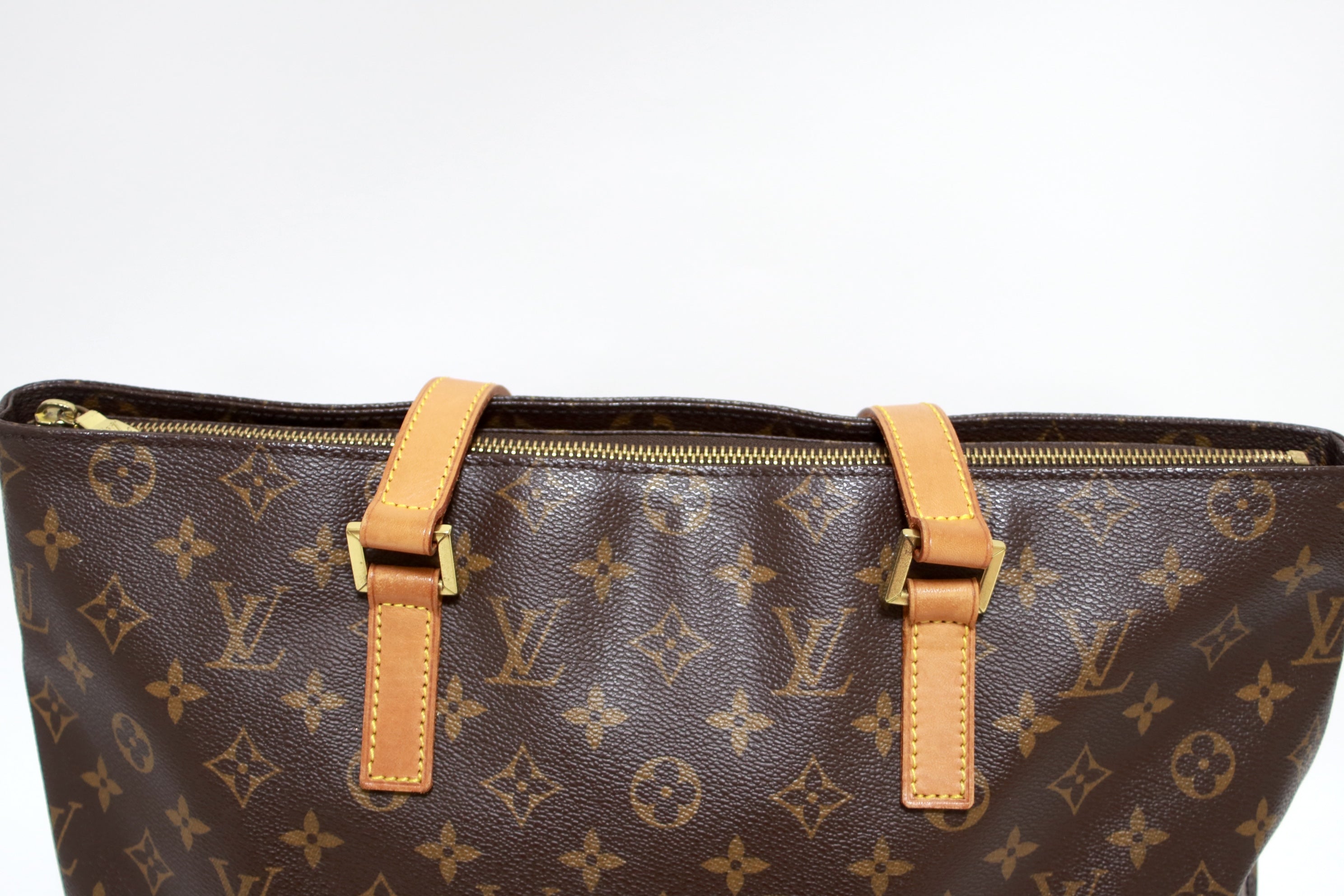 Louis Vuitton Cabas Mezzo Shoulder Tote Bag Used