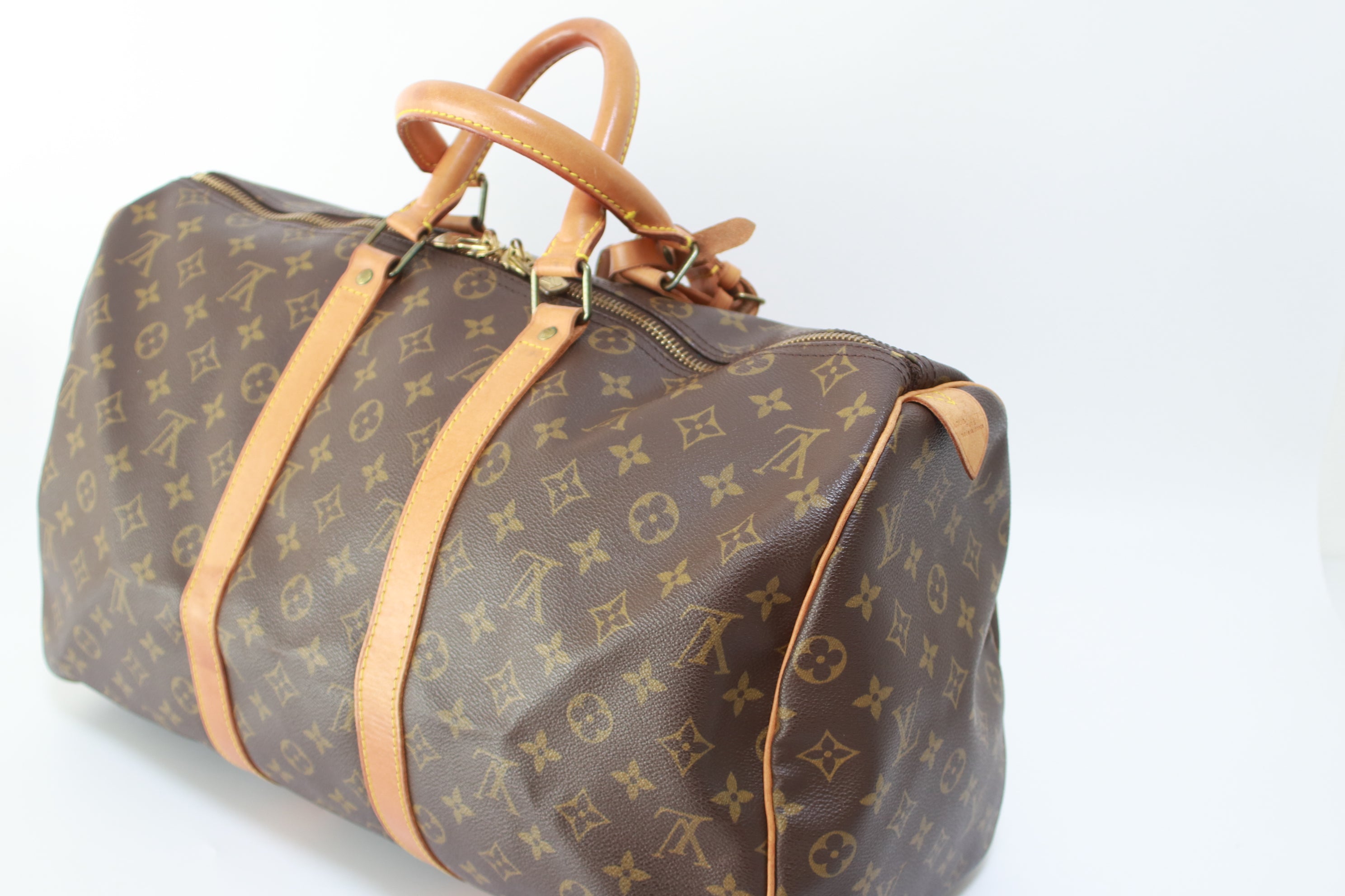 Louis Vuitton Keepall 45 Duffle Bag Used (7180)