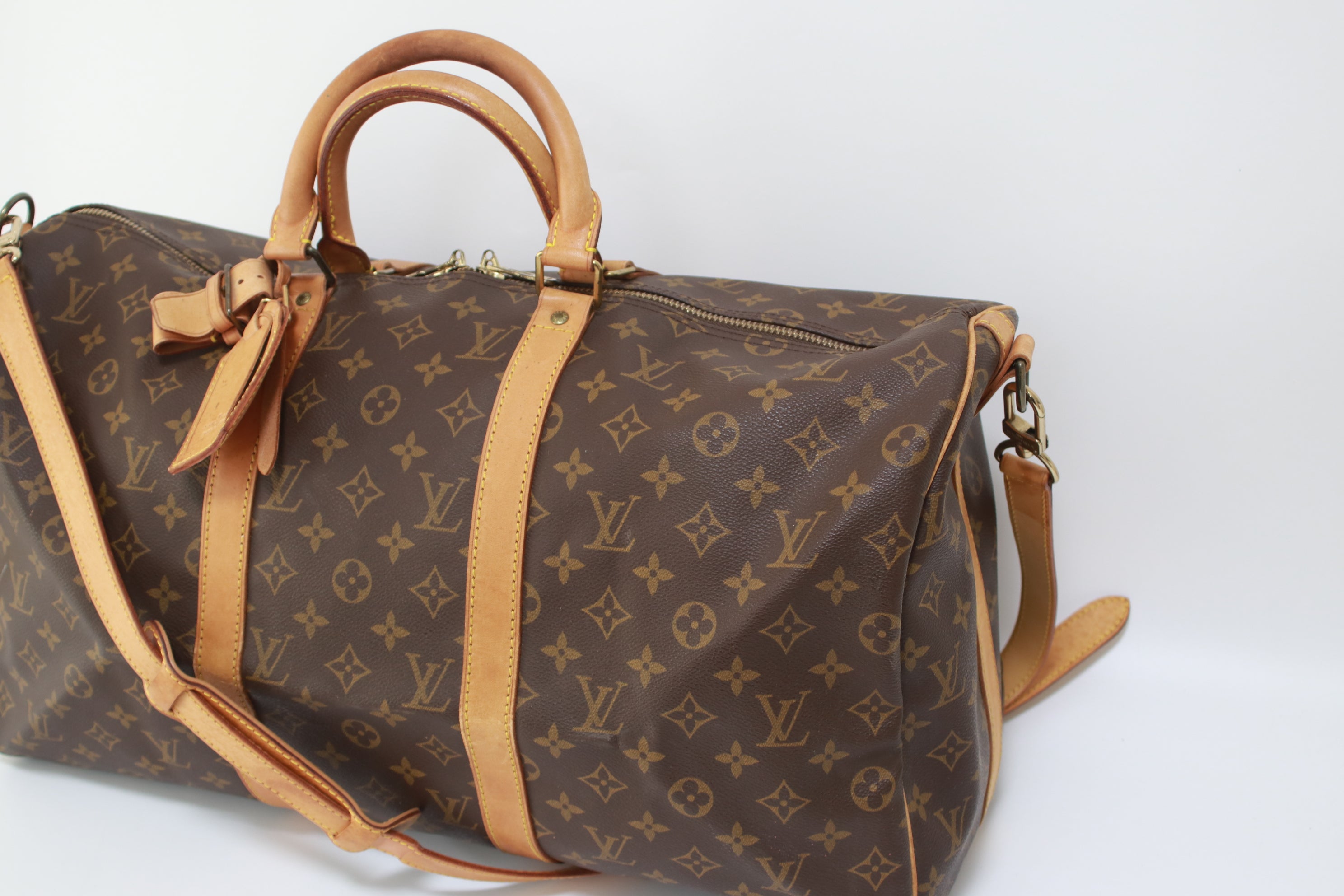 Louis Vuitton Keepall 50 Bandouliere Used (6101)
