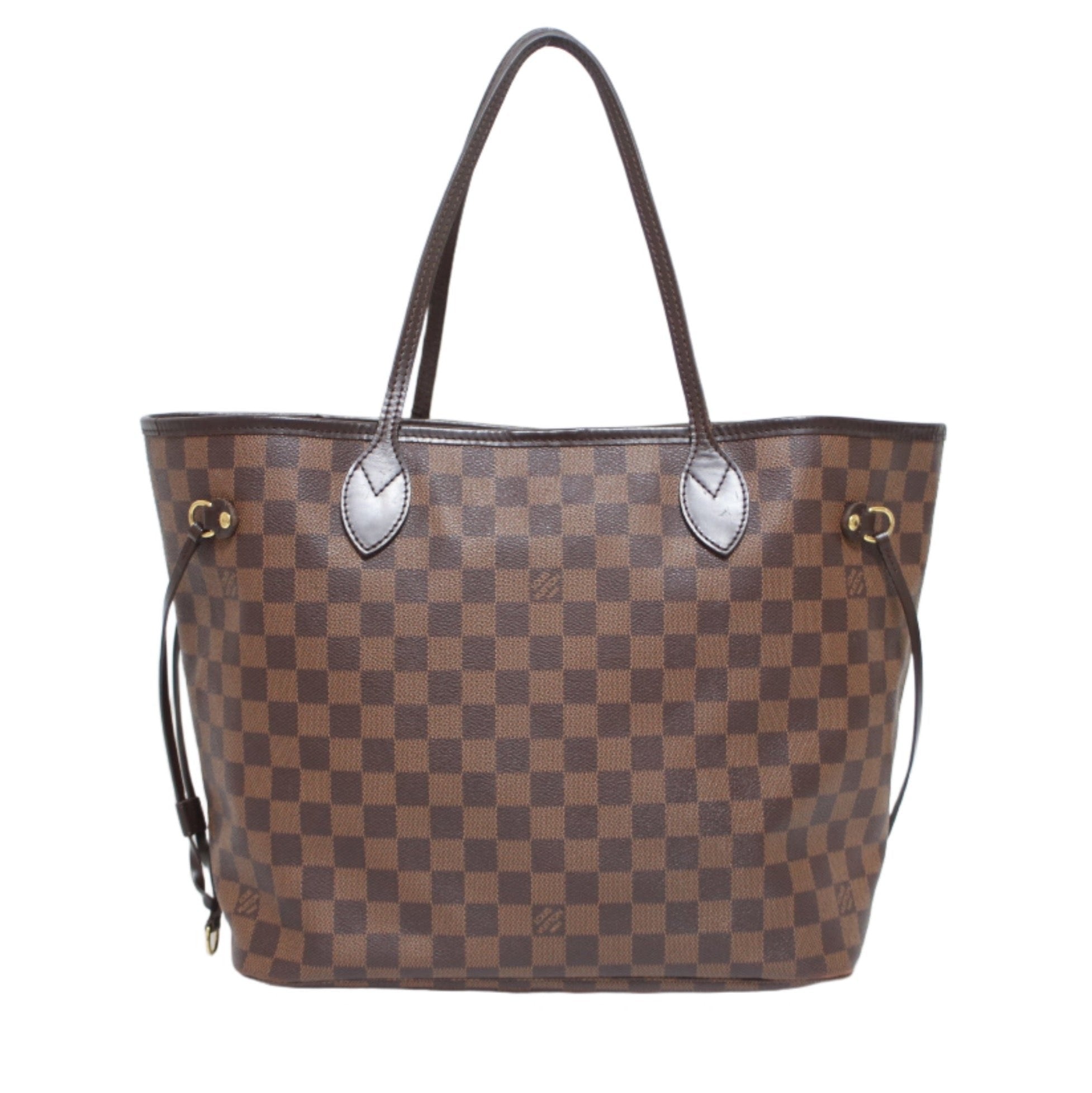 Borsa tote Louis Vuitton Neverfull MM Damier Ebene usata