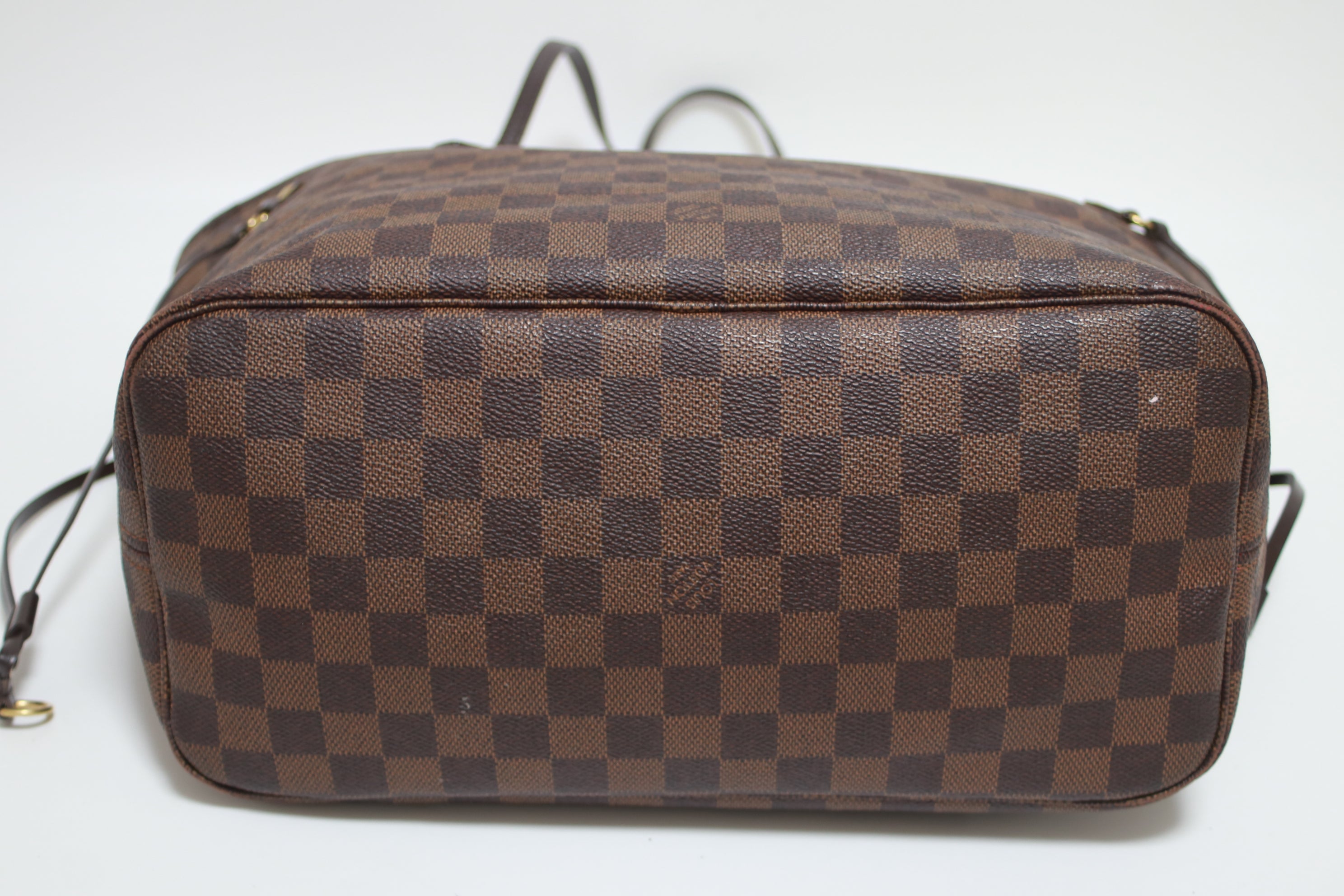 Louis Vuitton Neverfull MM Damier Ebene Tote Bag Used