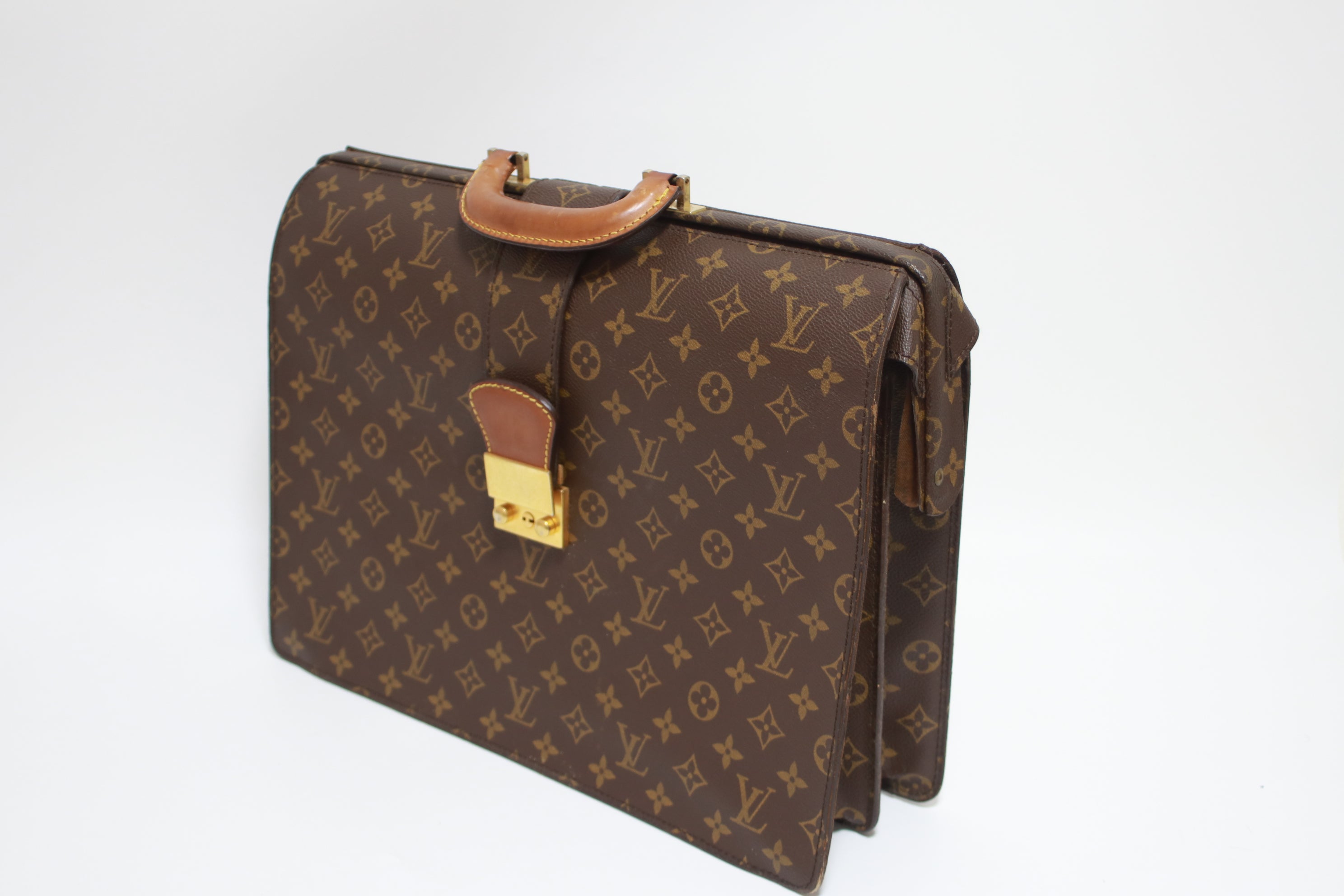 Louis Vuitton Serviette Briefcase Vintage Used