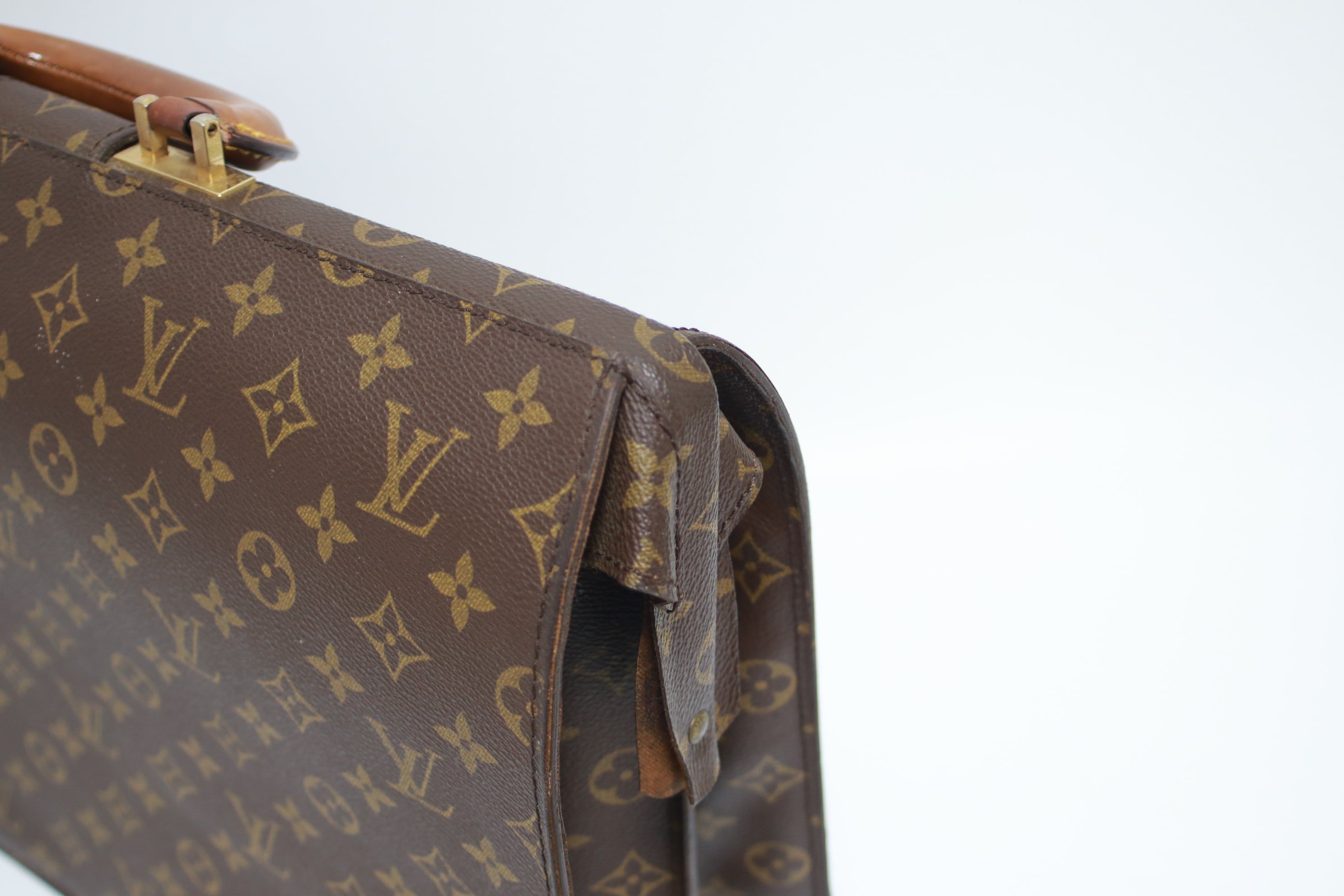 Louis Vuitton Serviette Briefcase Vintage Used