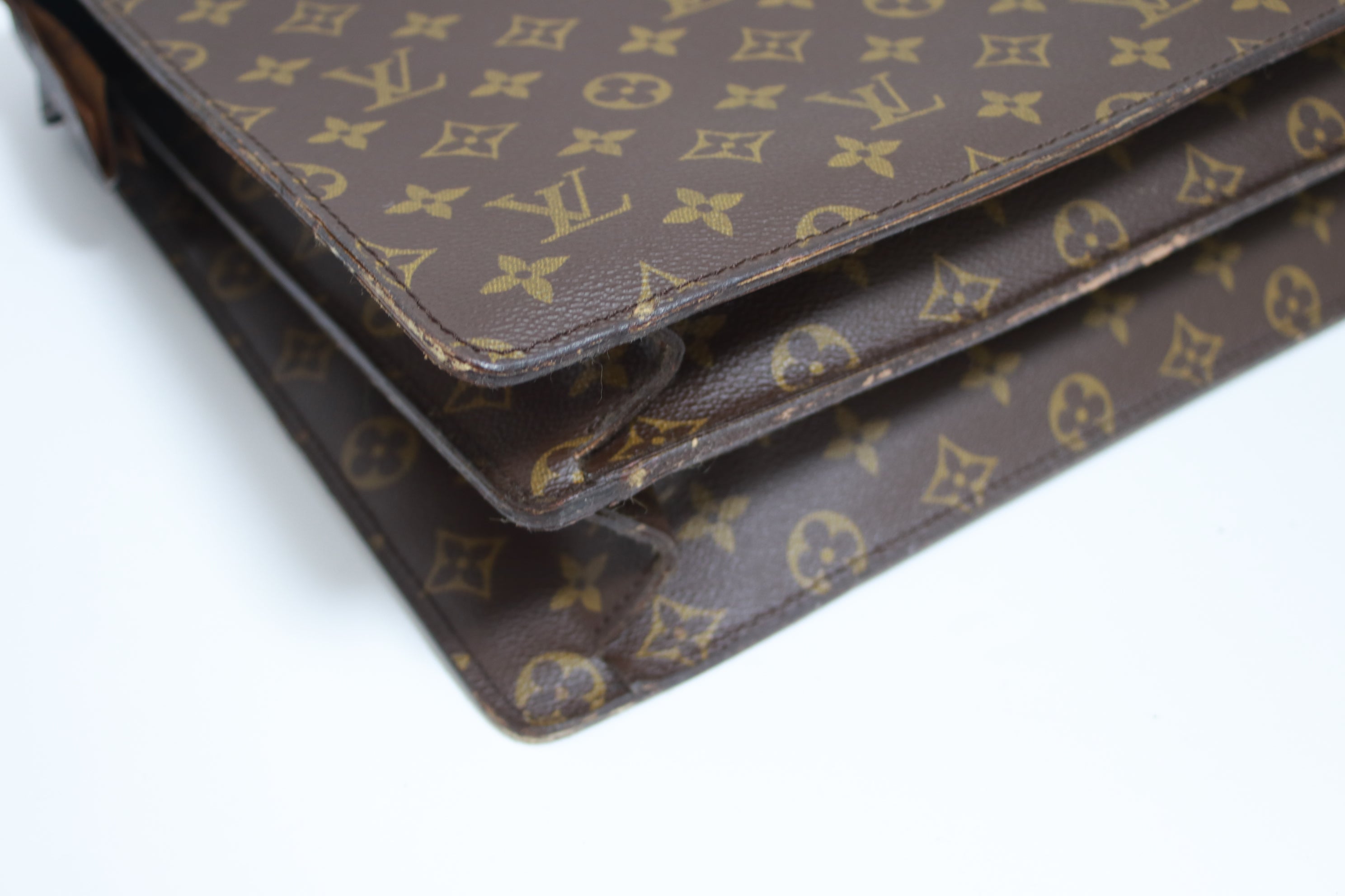 Louis Vuitton Serviette Briefcase Vintage Used