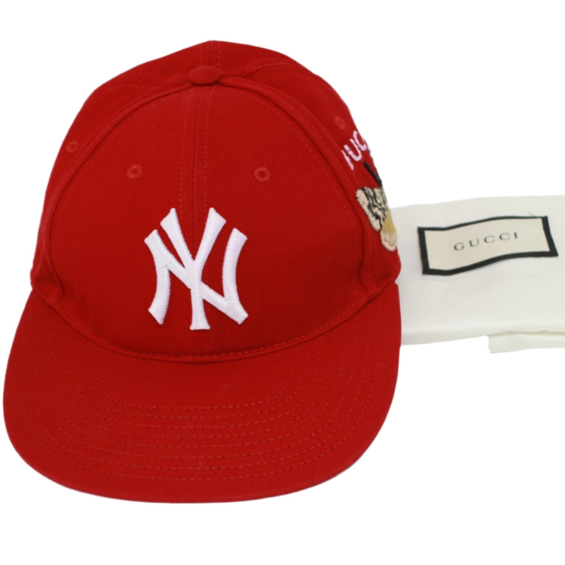 Cappellino da baseball Gucci rosso usato