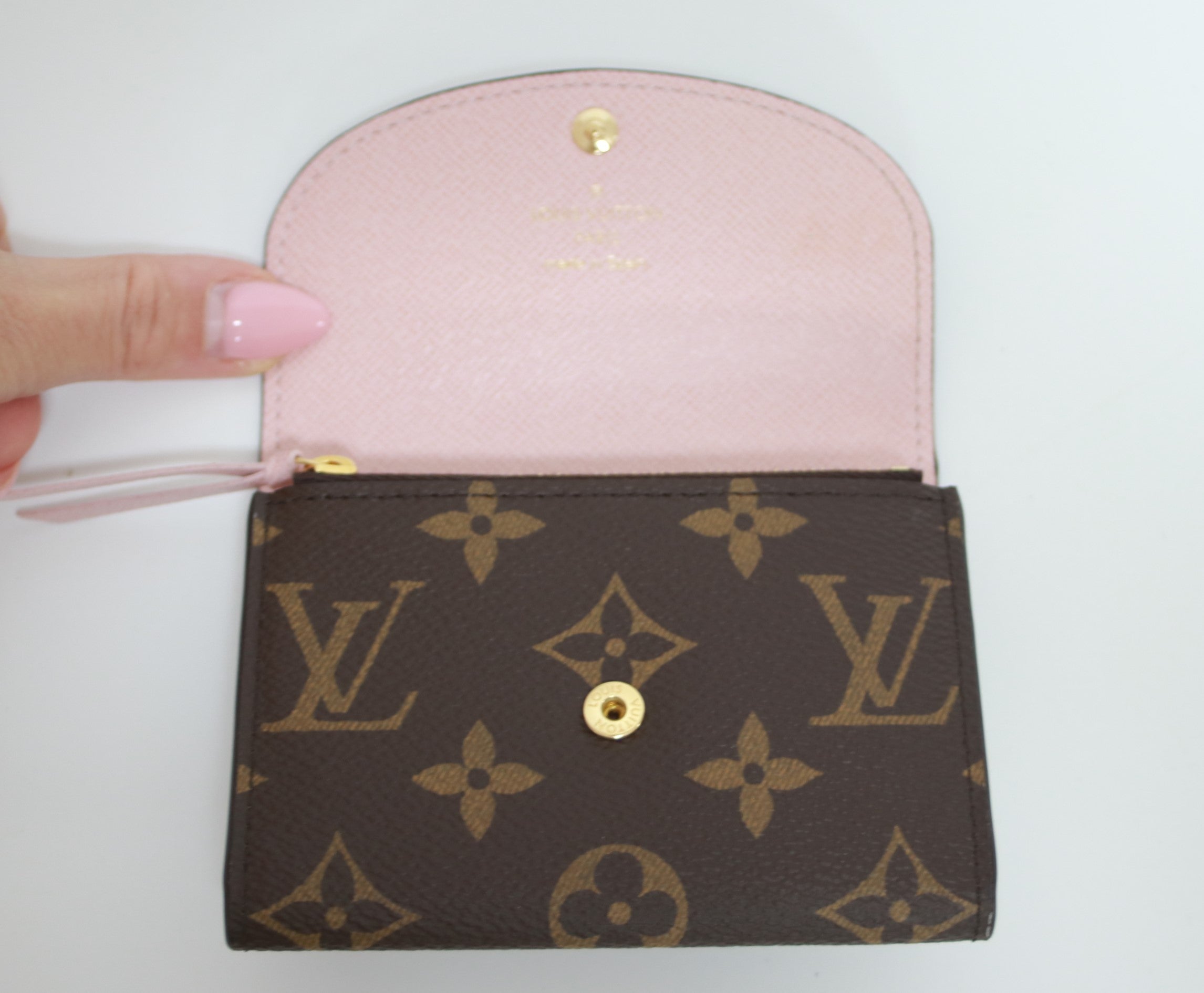 Louis Vuitton Rosalie Wallet Used (8186)