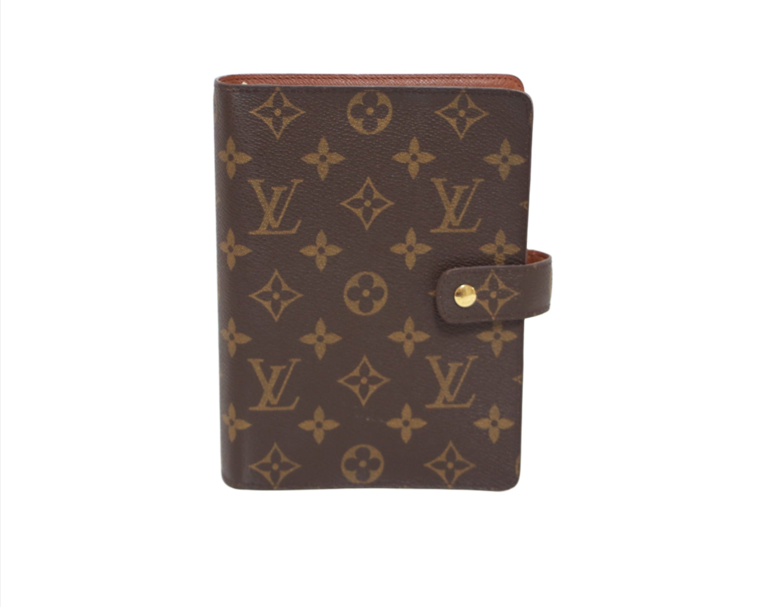 Louis Vuitton Agenda MM Cover Monogram Used (8254)