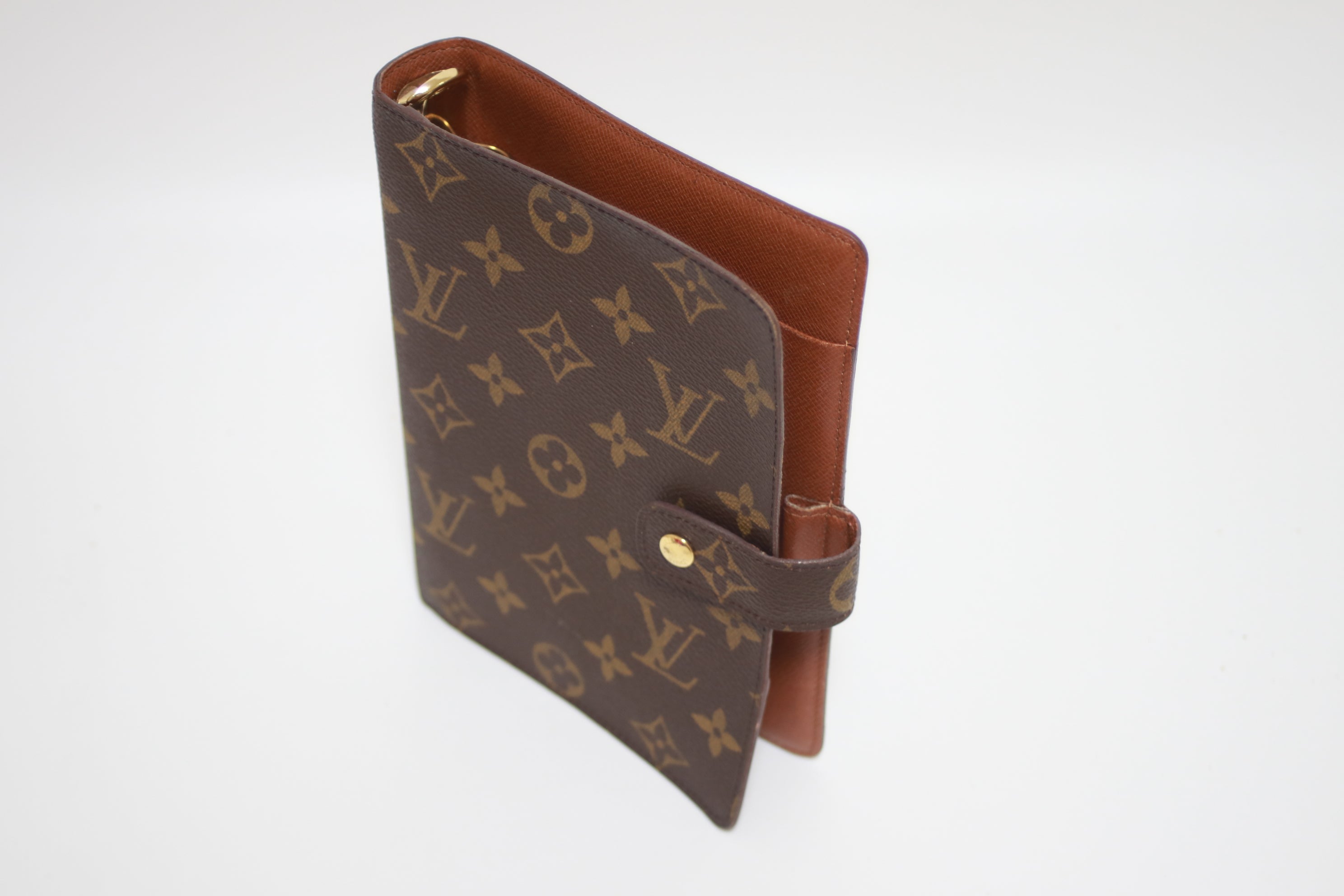 Louis Vuitton Agenda MM Cover Monogram Used (8254)