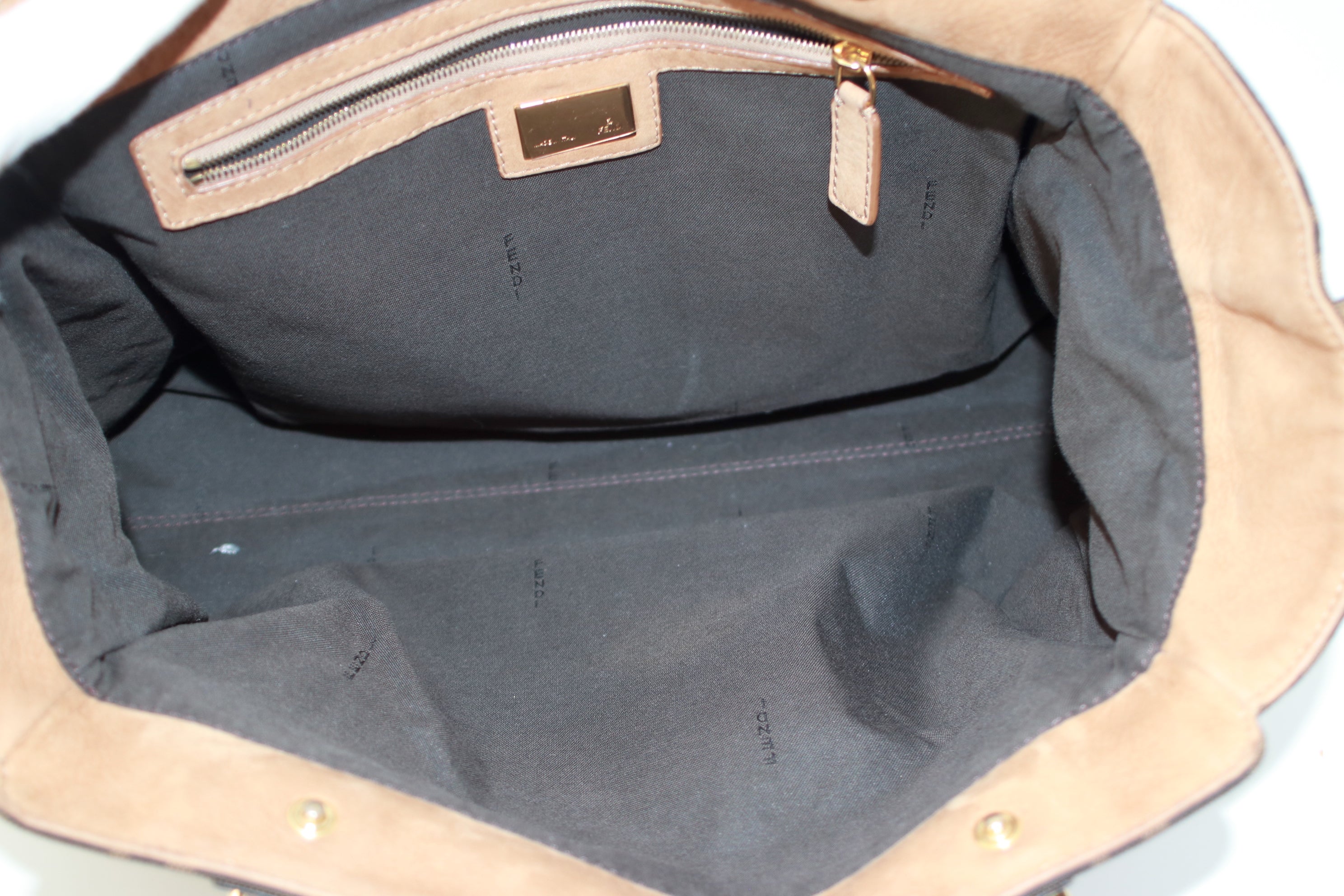 Fendi Zucca Shoulder Bag Used (7192)