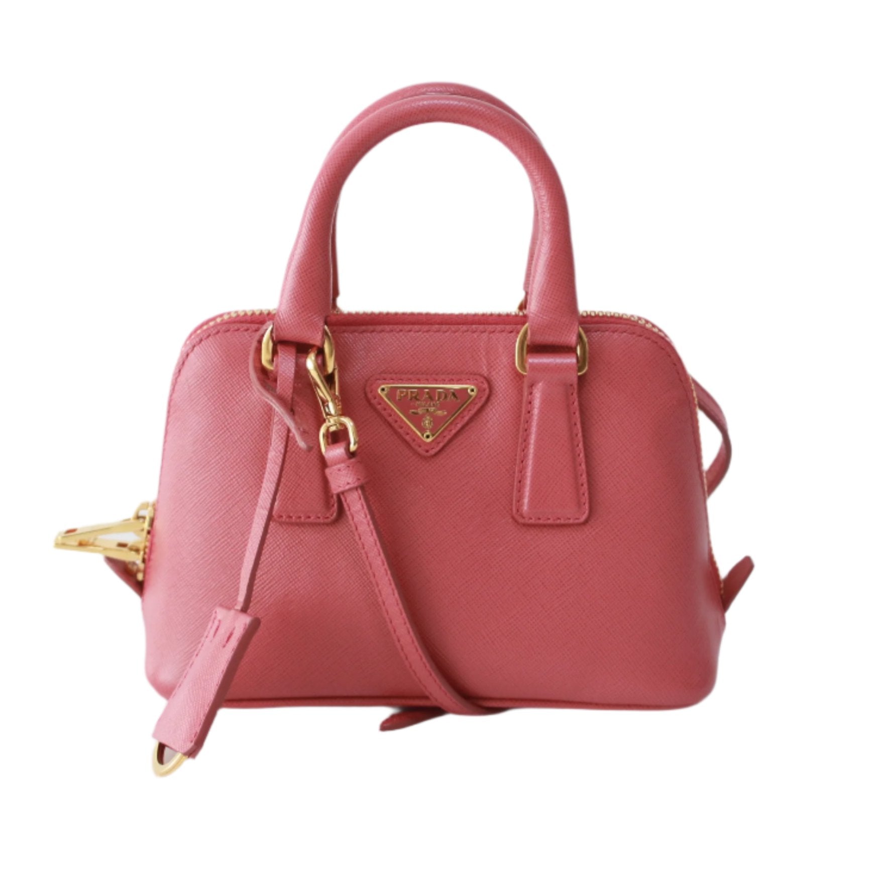 Prada saffiano best sale mini bag pink