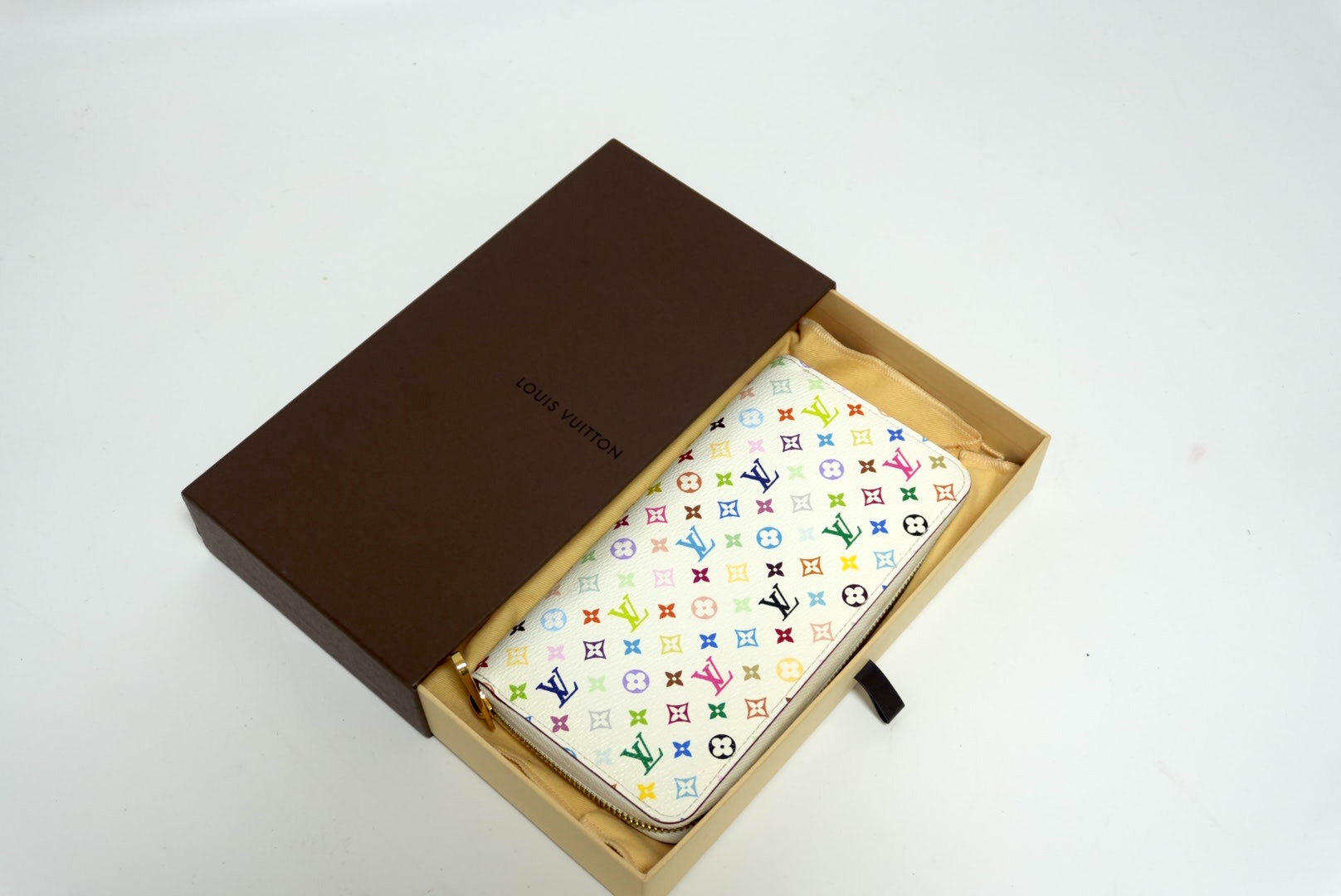 Louis Vuitton Multicolore Zippy Long Wallet Used (8896)