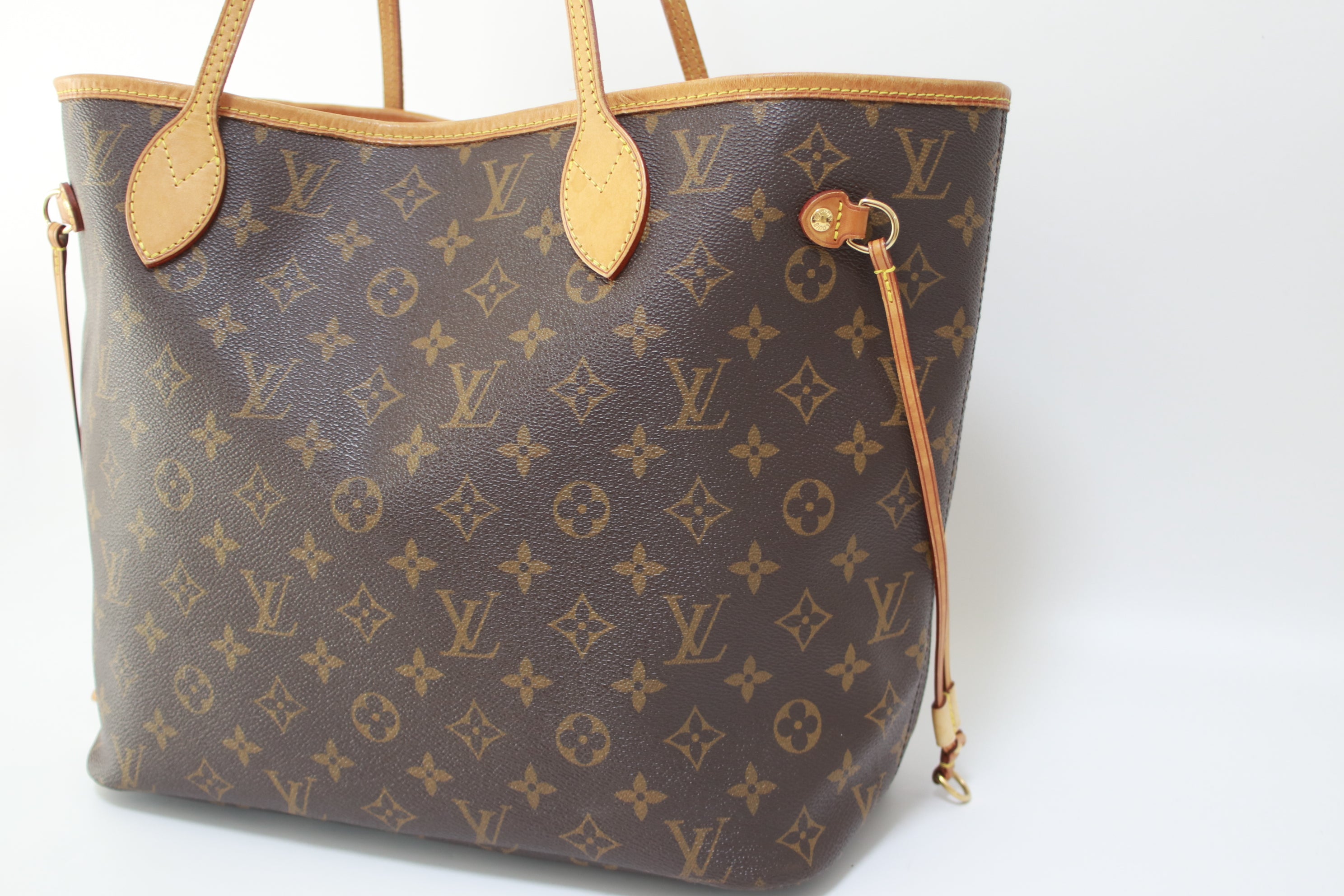 Louis Vuitton Neverfull MM Shoulder Tote Bag Used (7312)
