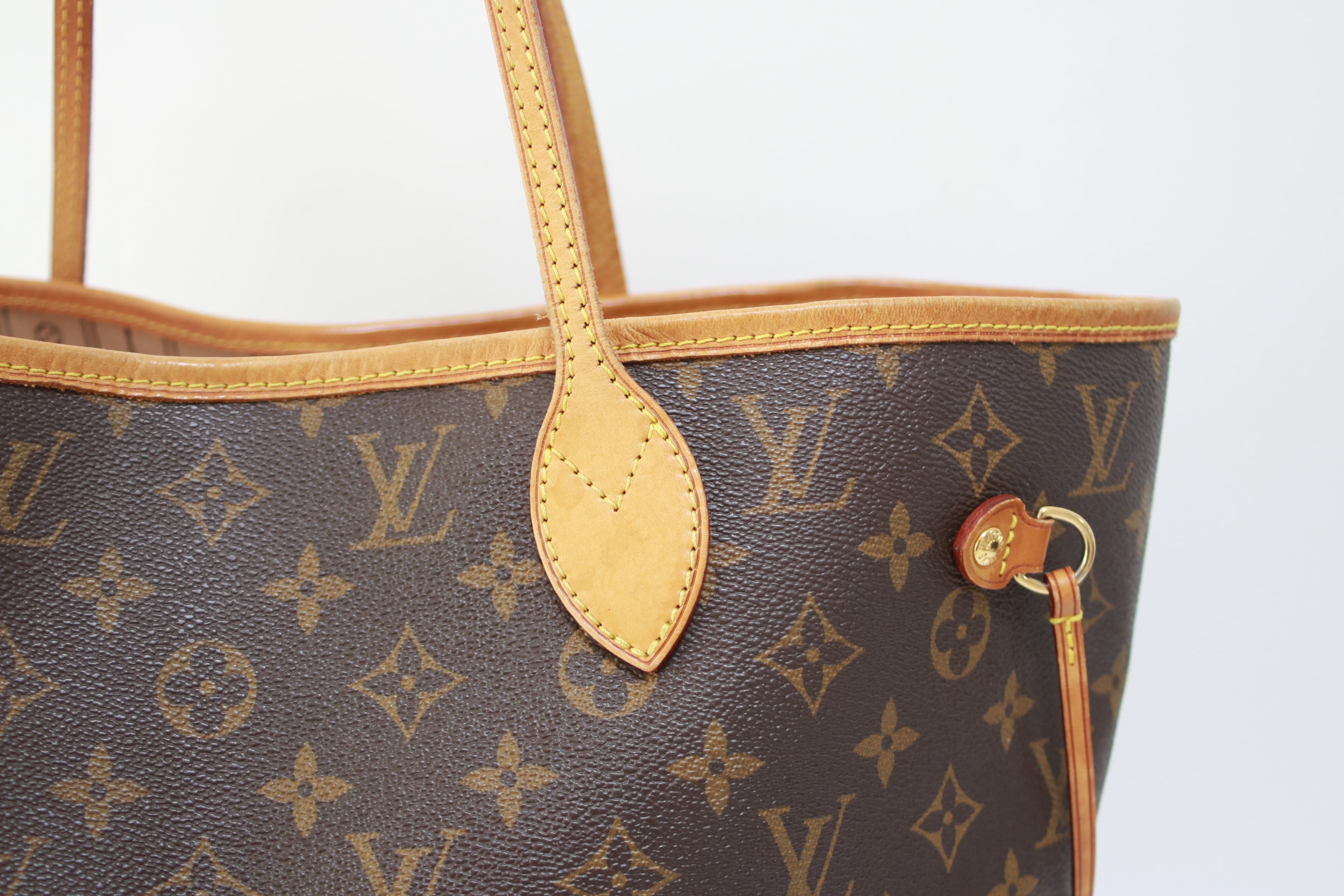 Louis Vuitton Neverfull MM Shoulder Tote Bag Used (7312)