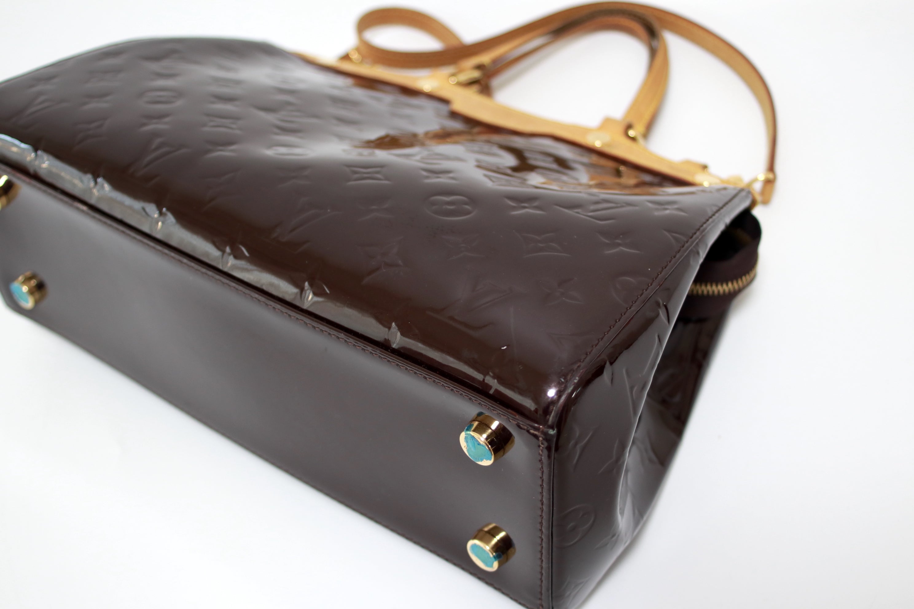 Louis Vuitton Brea MM Vernis Shoulder Bag Used (7281)
