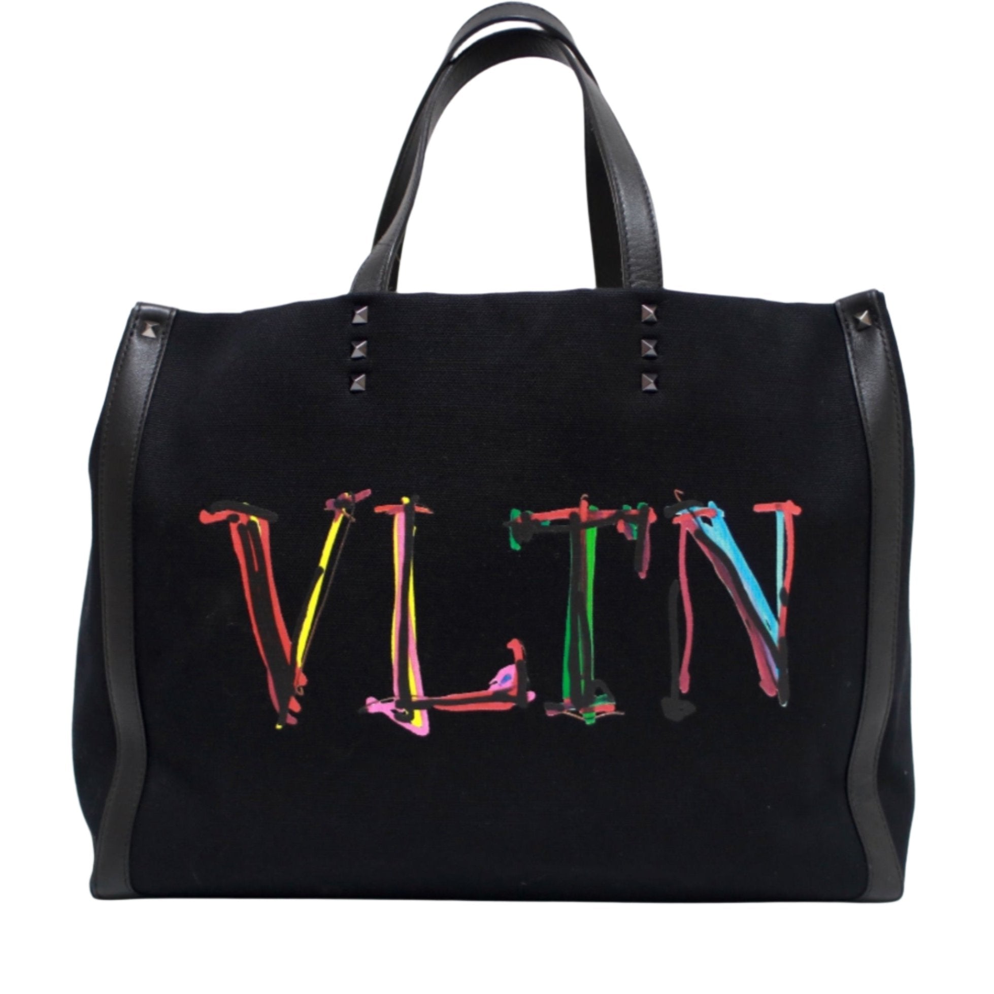 Valentino Canvas Tote Bag Used