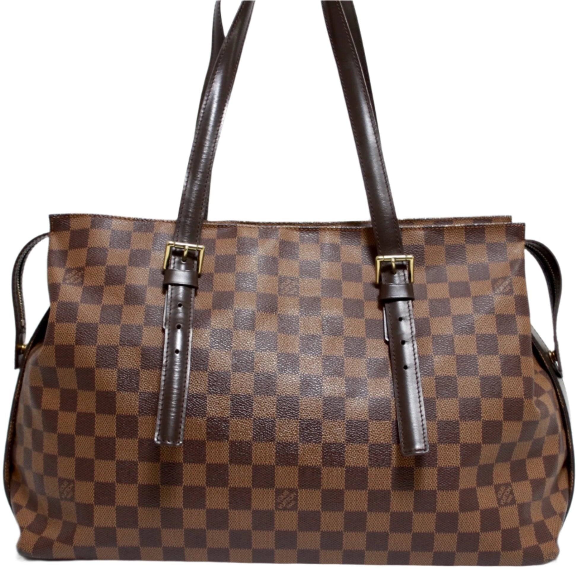 Louis Vuitton Chelsea Damier Ebene Shoulder Bag Used