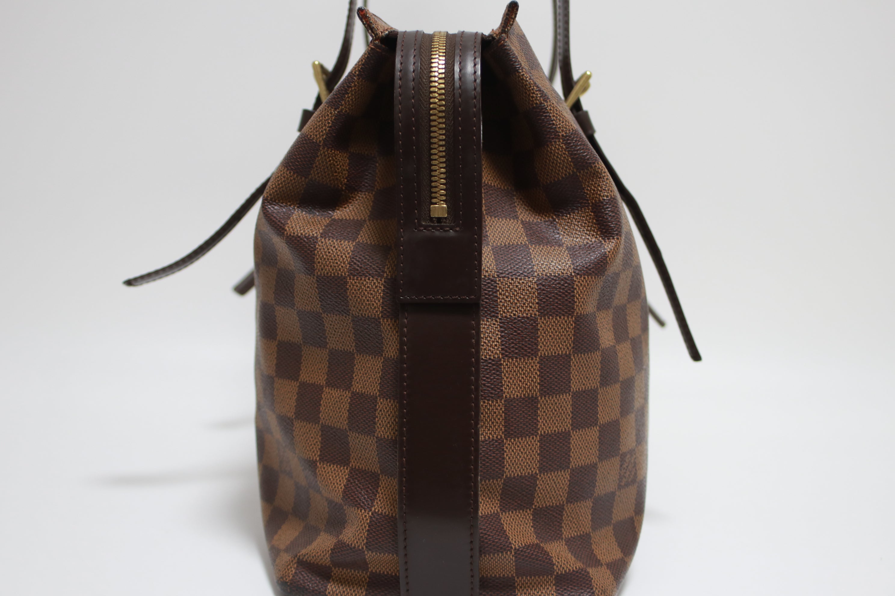 Louis Vuitton Chelsea Damier Ebene Shoulder Bag Used (7328)