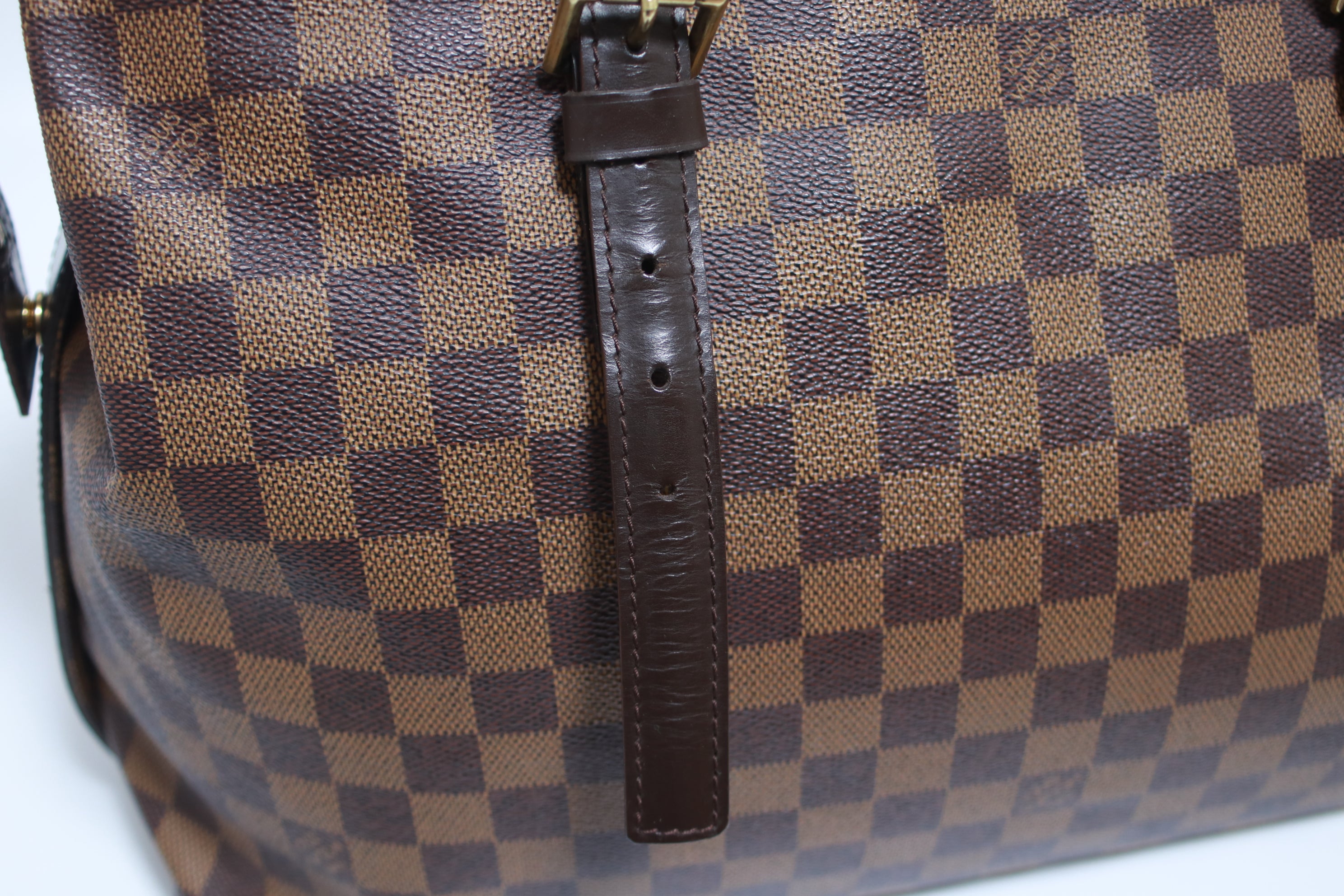 Louis Vuitton Chelsea Damier Ebene Shoulder Bag Used (7328)