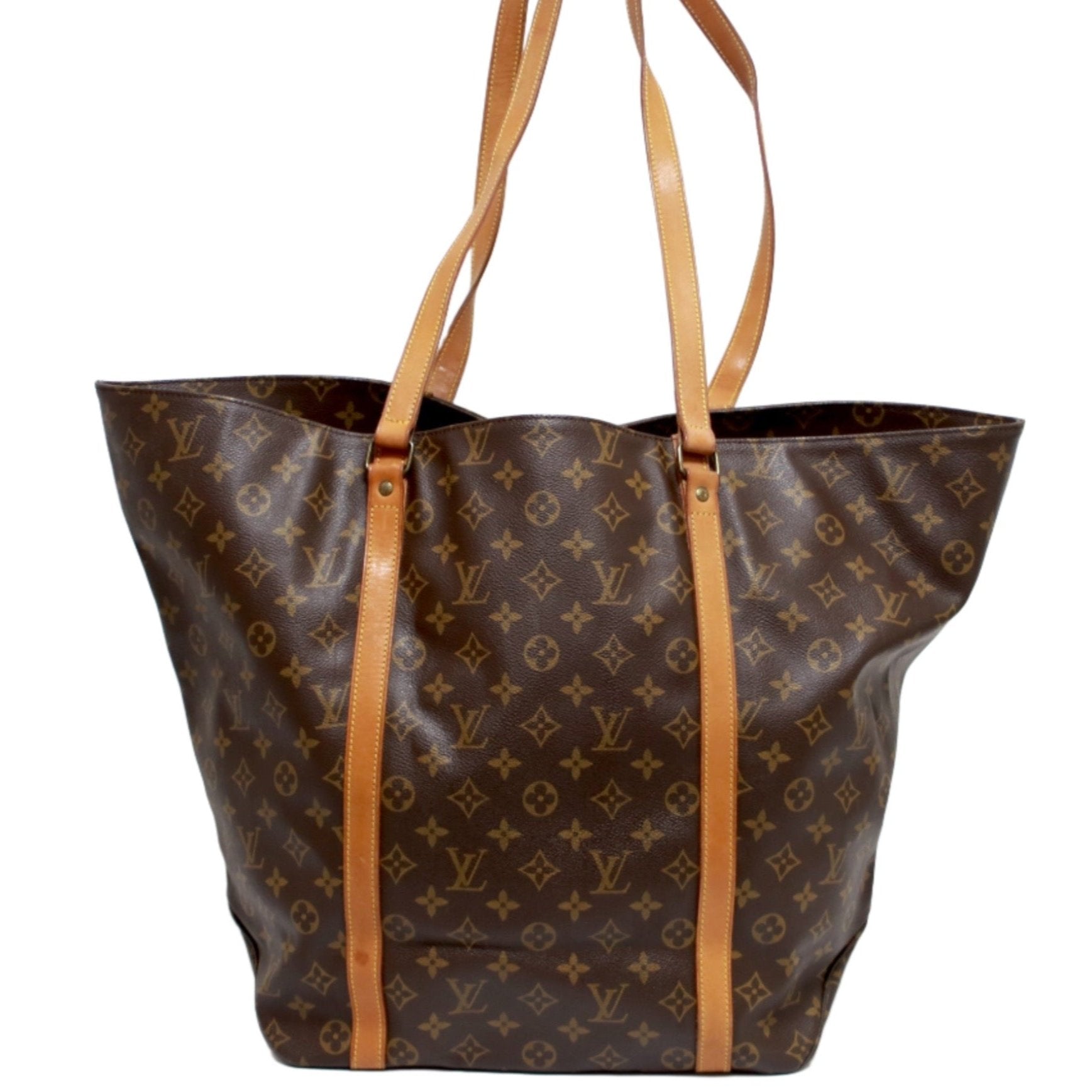 Louis Vuitton Sac Shopping GM Shoulder Tote Bag Used