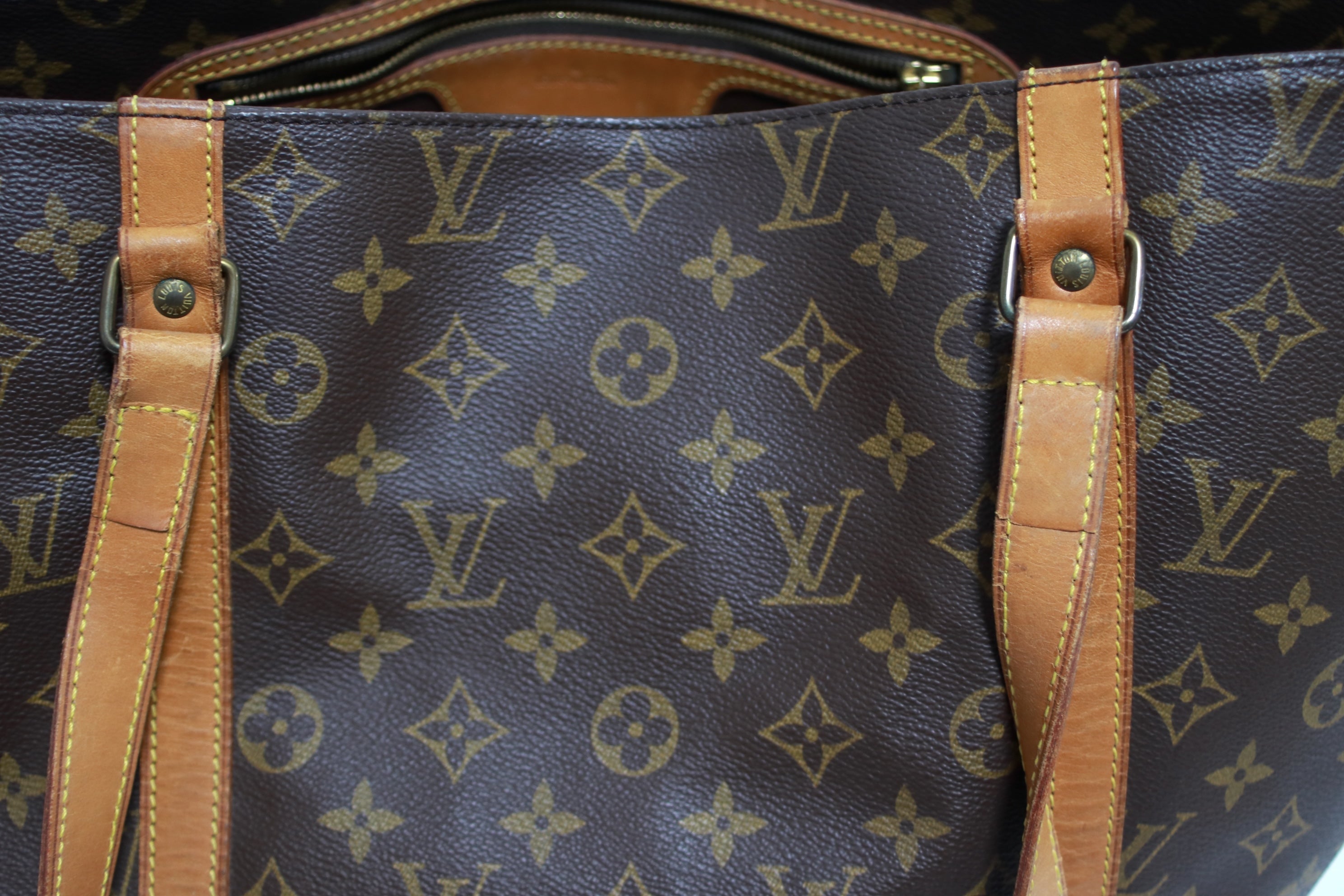 Louis Vuitton Sac Shopping GM Shoulder Tote Bag Used (8394)