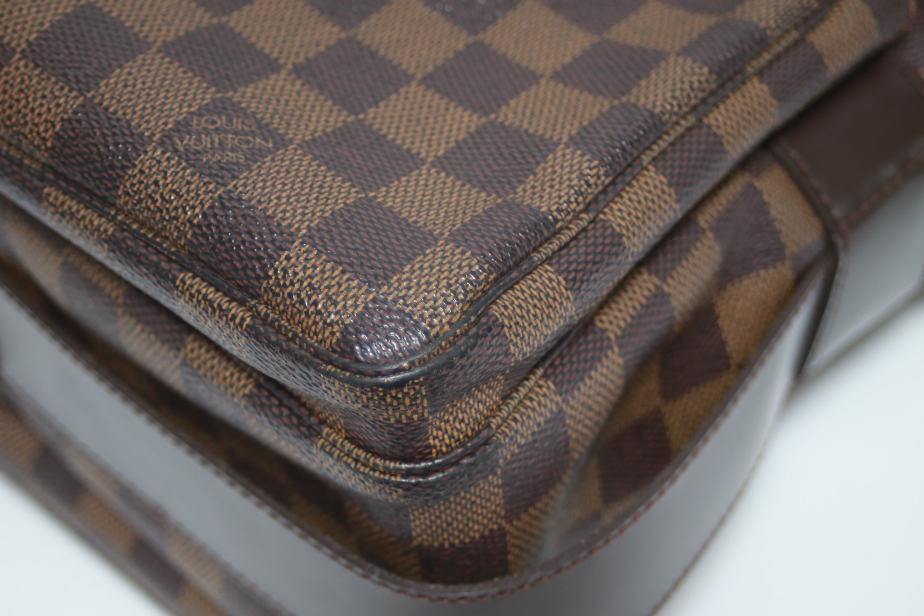 Louis Vuitton Naviglio Damier Ebene Messenger Bag Used (7355)