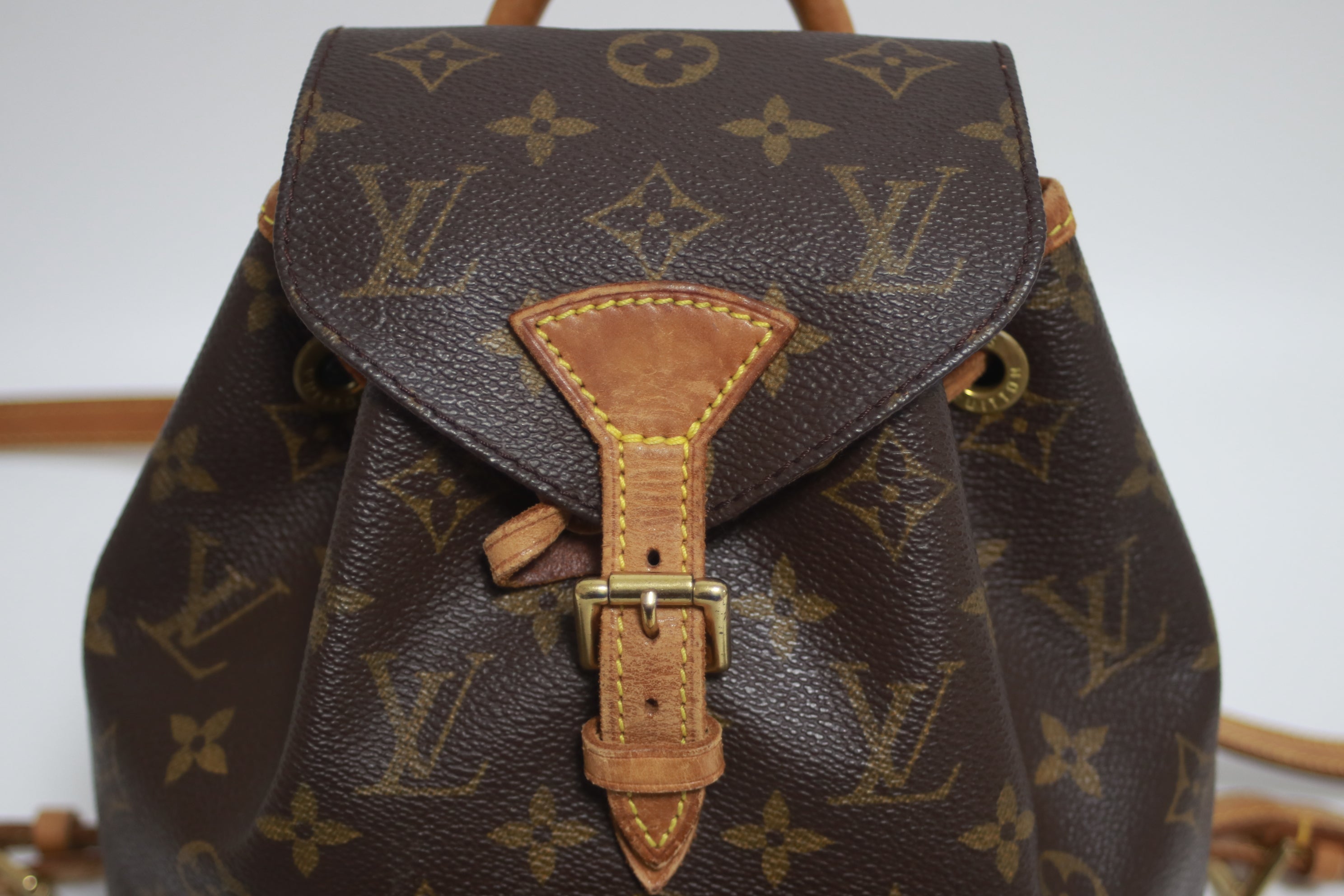 Louis Vuitton Montsouris PM Backpack Used (7153)