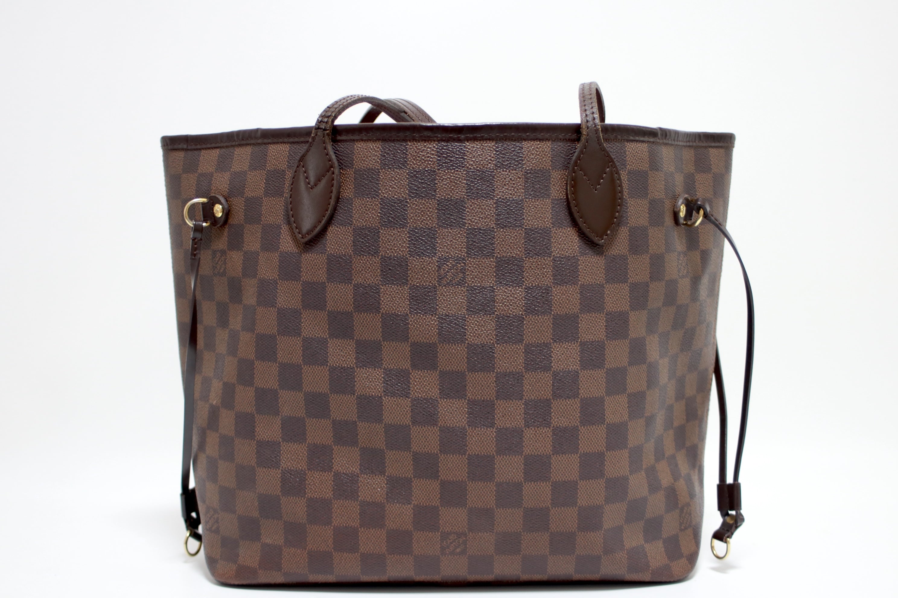 Louis Vuitton Neverfull MM Damier Ebene Tote Bag Used