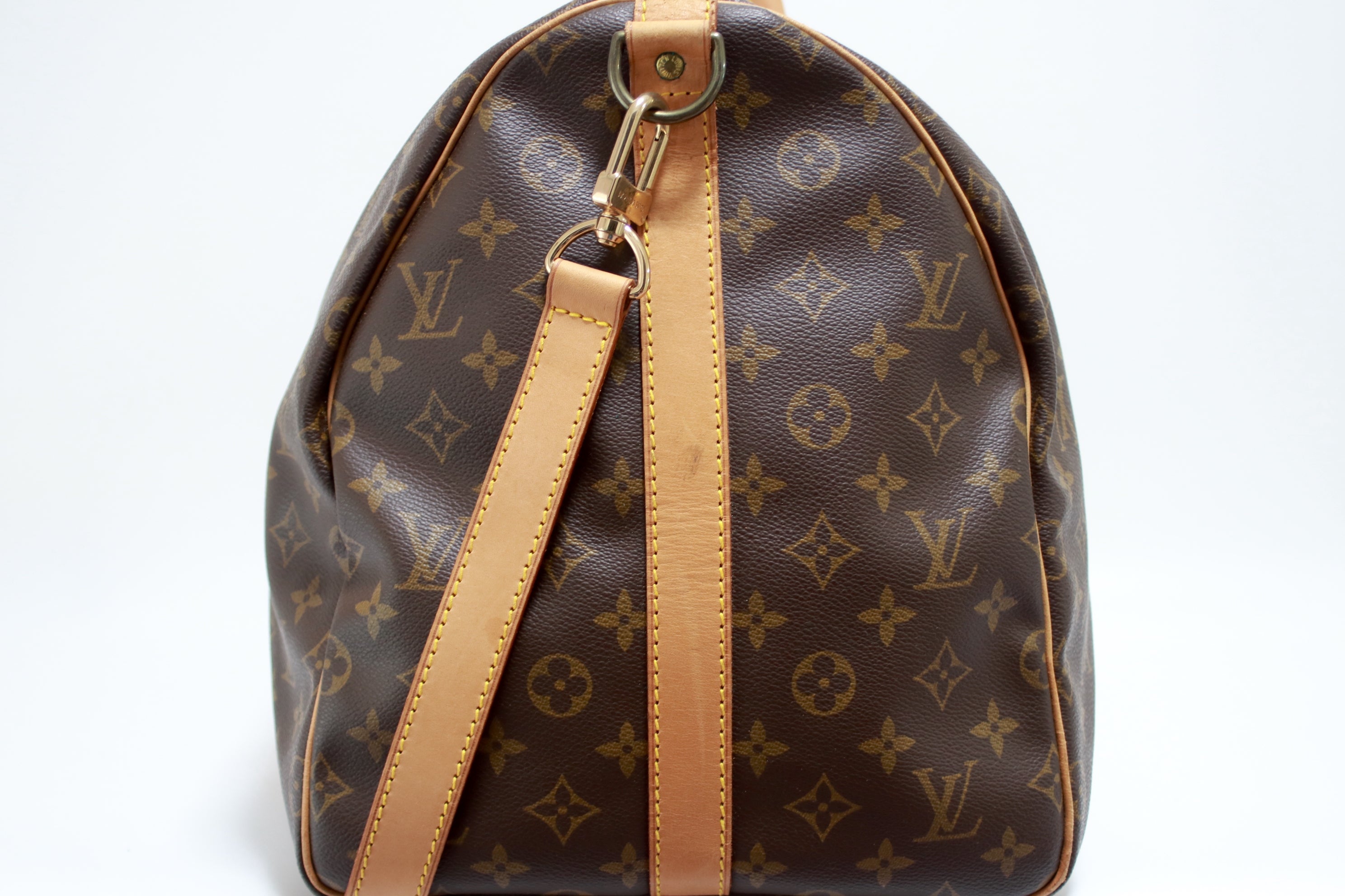 Louis Vuitton Keepall 55 Bandouliere Used (7214)