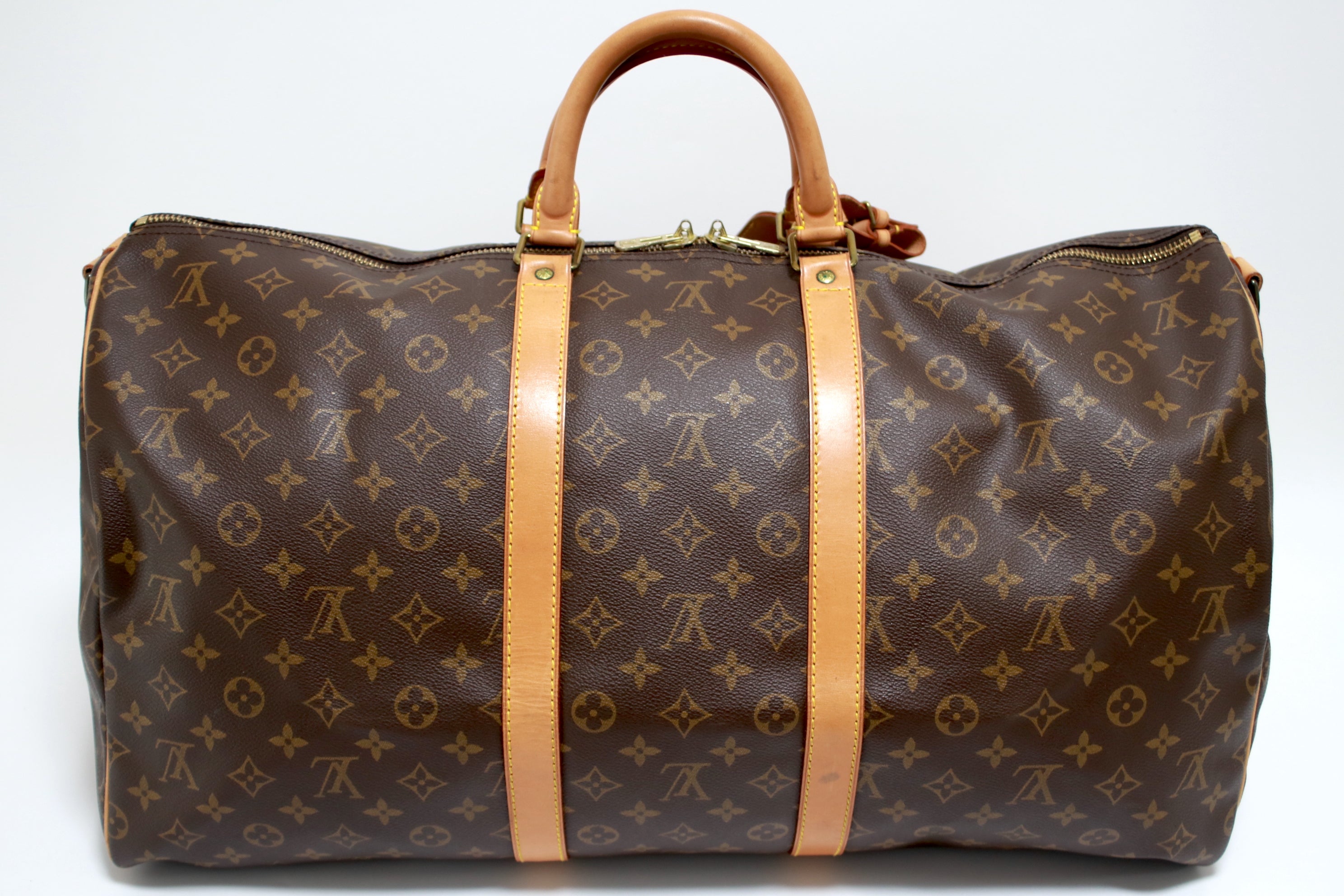 Louis Vuitton Keepall 55 Bandouliere Used (7214)