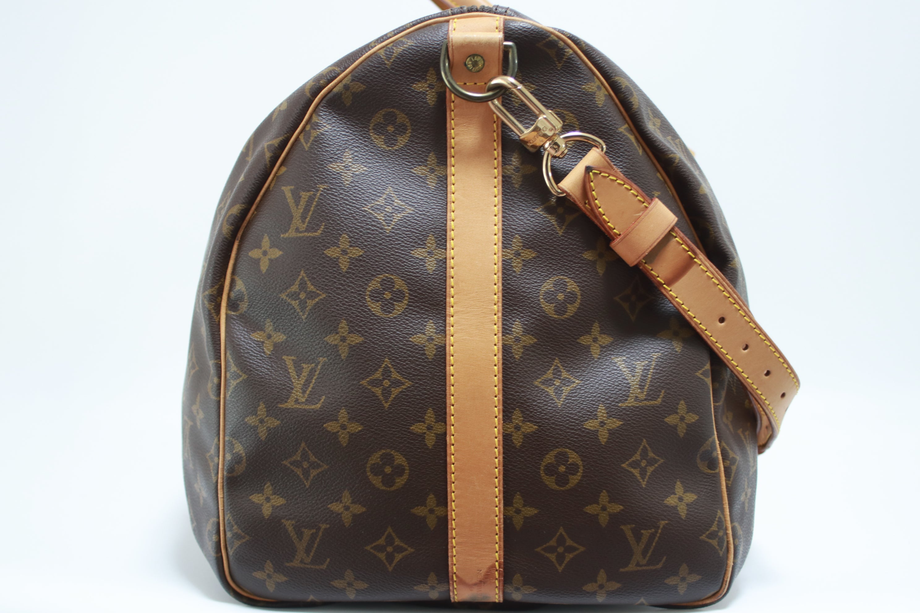 Louis Vuitton Keepall 55 Bandouliere Used (7214)